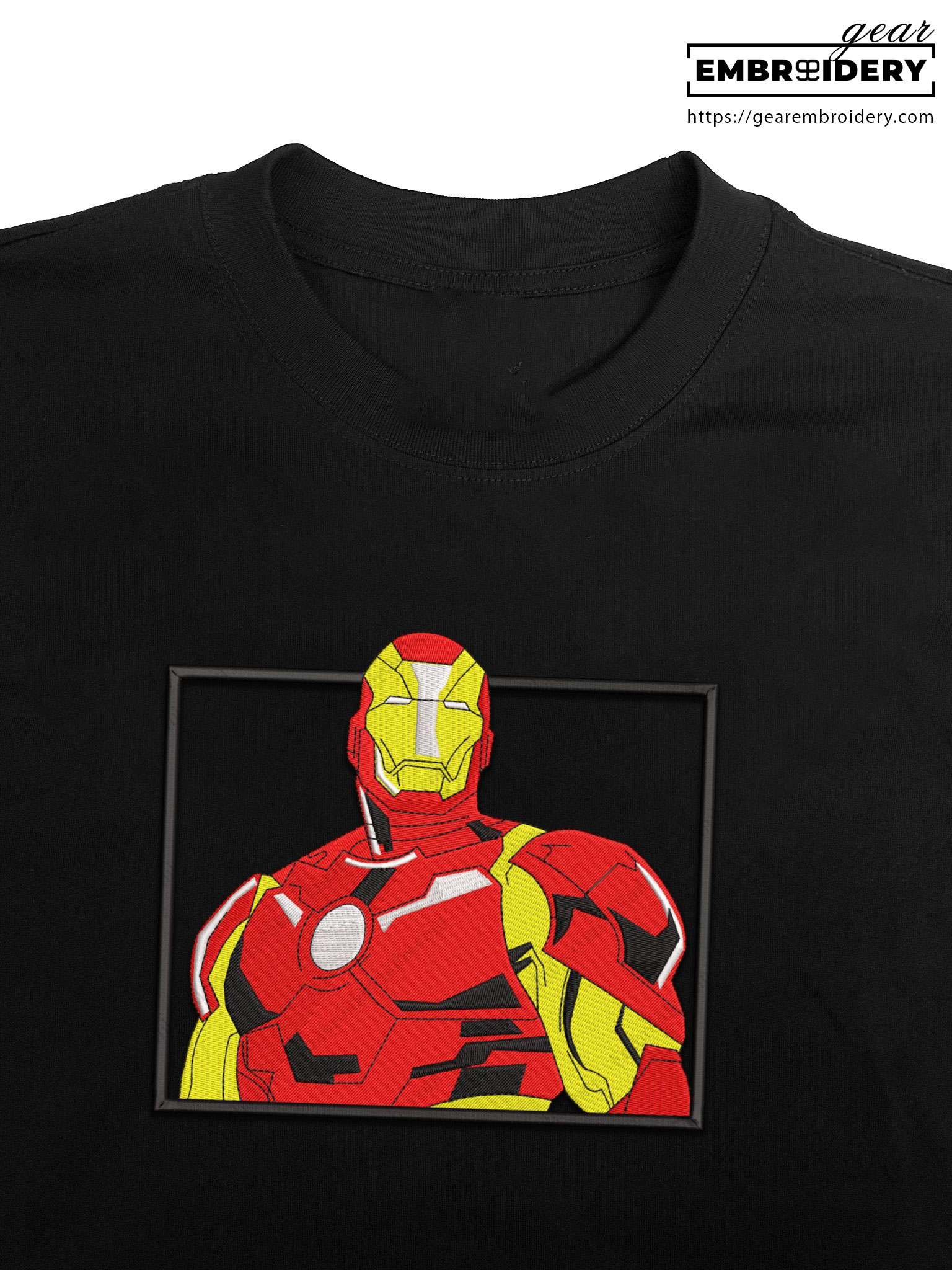 Iron man iron man superhero Embroidered Personalized Embroidered T Shirt Sweatshirt Hoodie Clothing SPH037
