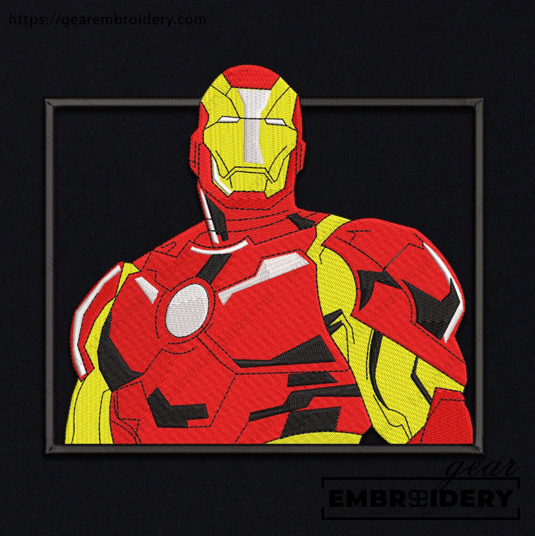 Iron man iron man superhero Embroidered Personalized Embroidered T Shirt Sweatshirt Hoodie Clothing SPH037