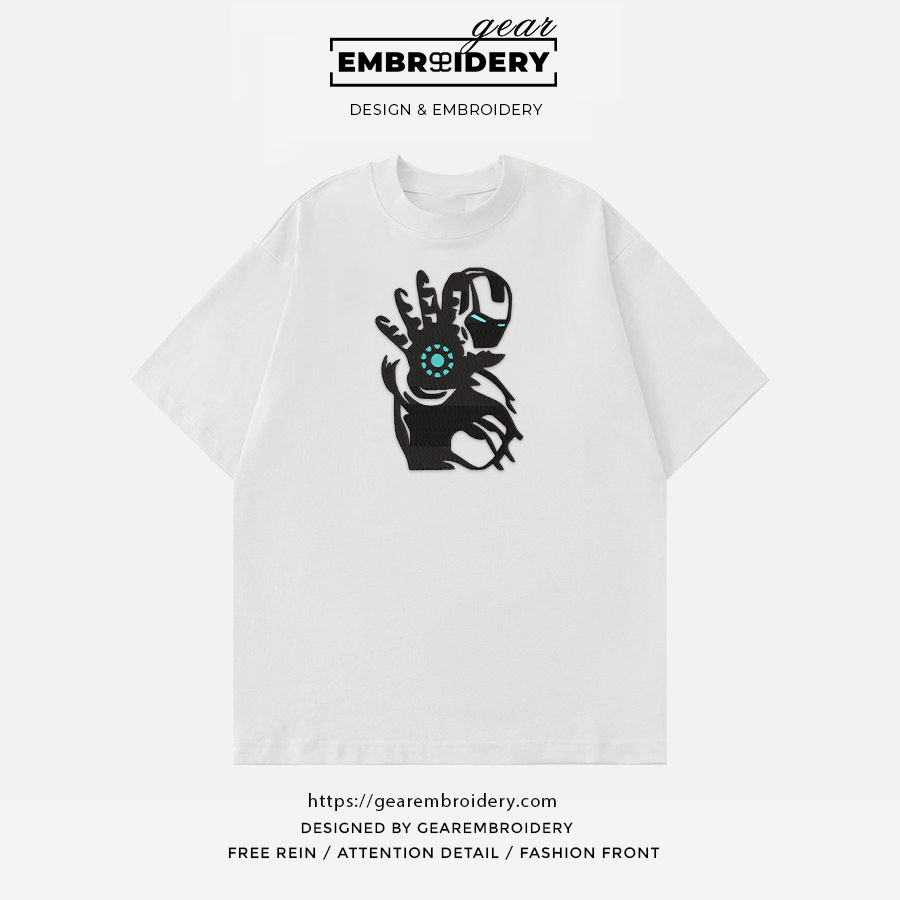 Iron man iron man superhero Embroidered Personalized Embroidered T Shirt Sweatshirt Hoodie Clothing SPH039