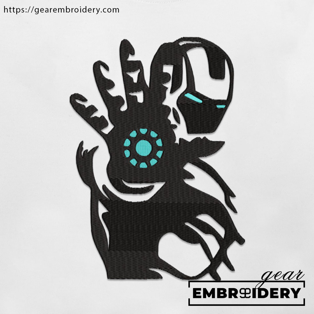 Iron man iron man superhero Embroidered Personalized Embroidered T Shirt Sweatshirt Hoodie Clothing SPH039