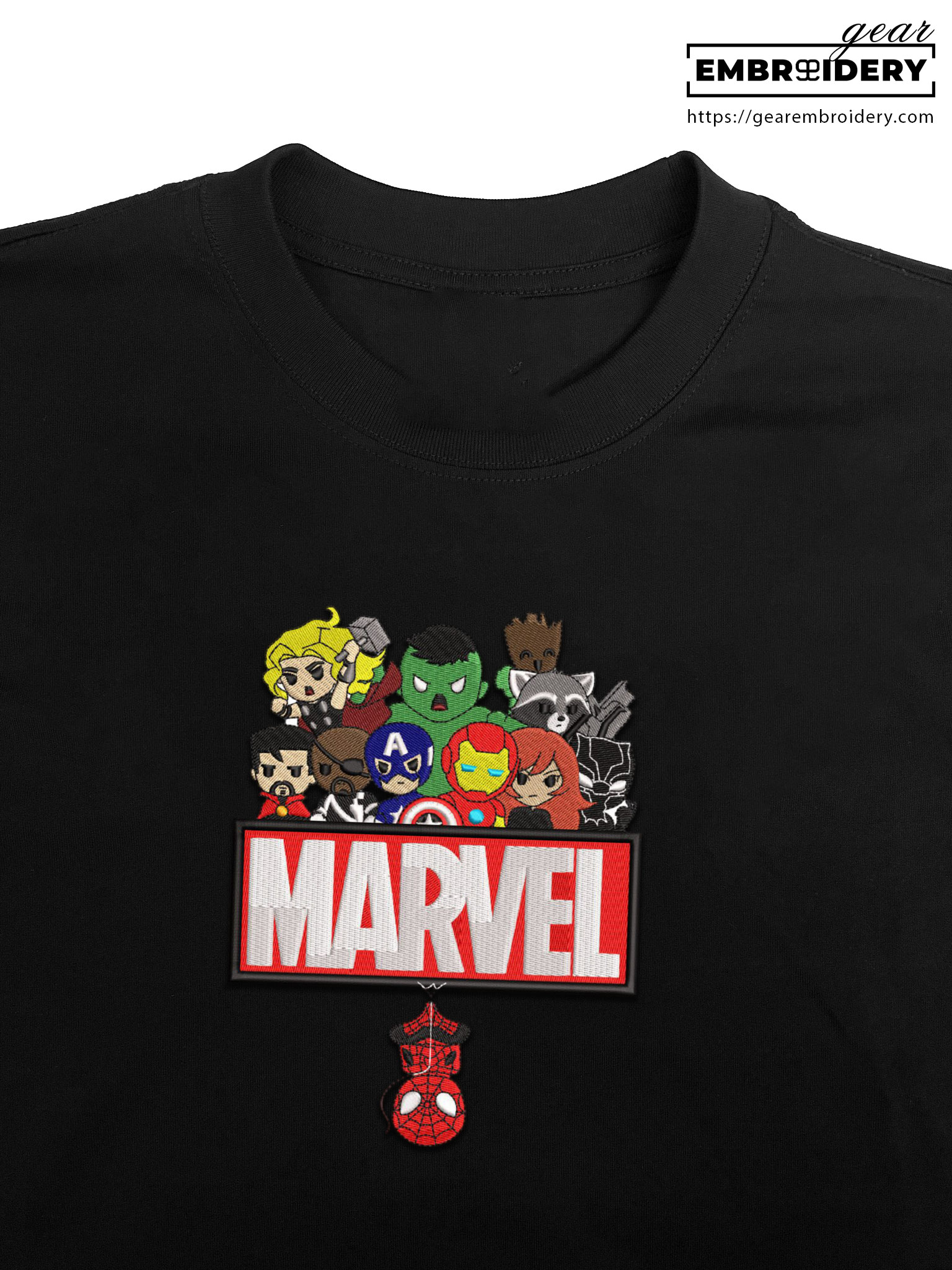 Marvel avengers avengers superhero Embroidered Personalized Embroidered T Shirt Sweatshirt Hoodie Clothing SPH047