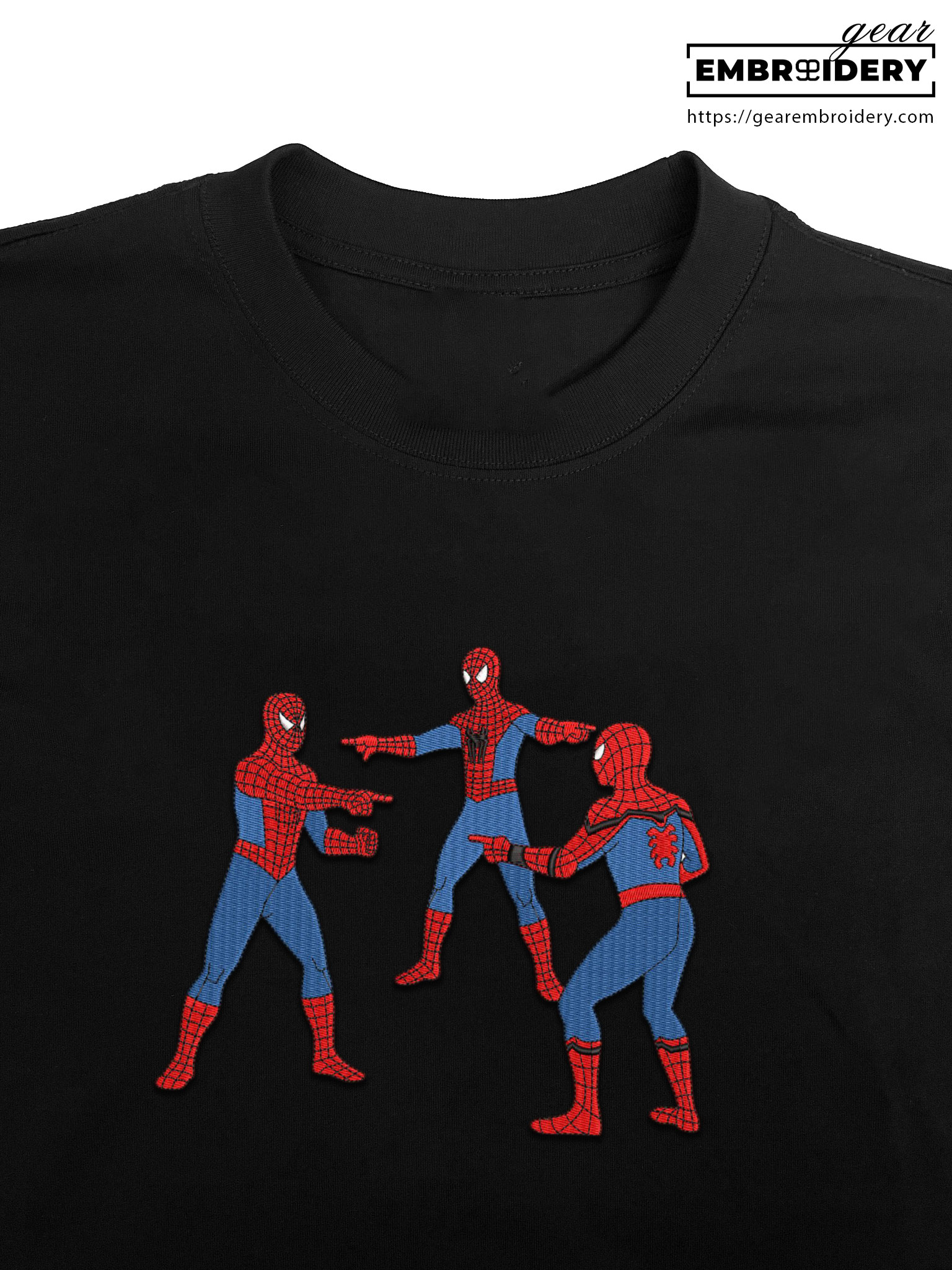 3 spiderman spiderman superhero Embroidered Personalized Embroidered T Shirt Sweatshirt Hoodie Clothing SPH002