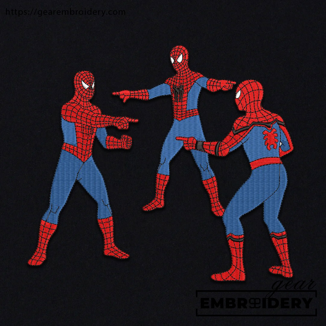 3 spiderman spiderman superhero Embroidered Personalized Embroidered T Shirt Sweatshirt Hoodie Clothing SPH002