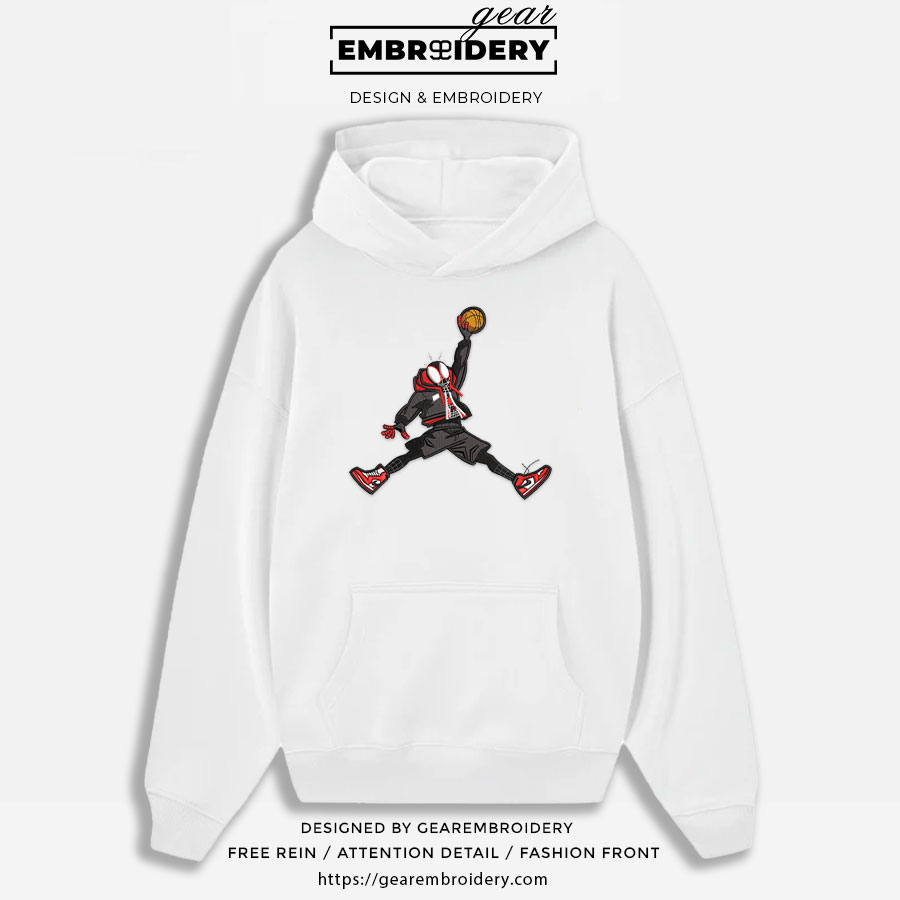 Spiderman jordan spiderman superhero Embroidered Personalized Embroidered T Shirt Sweatshirt Hoodie Clothing SPH058