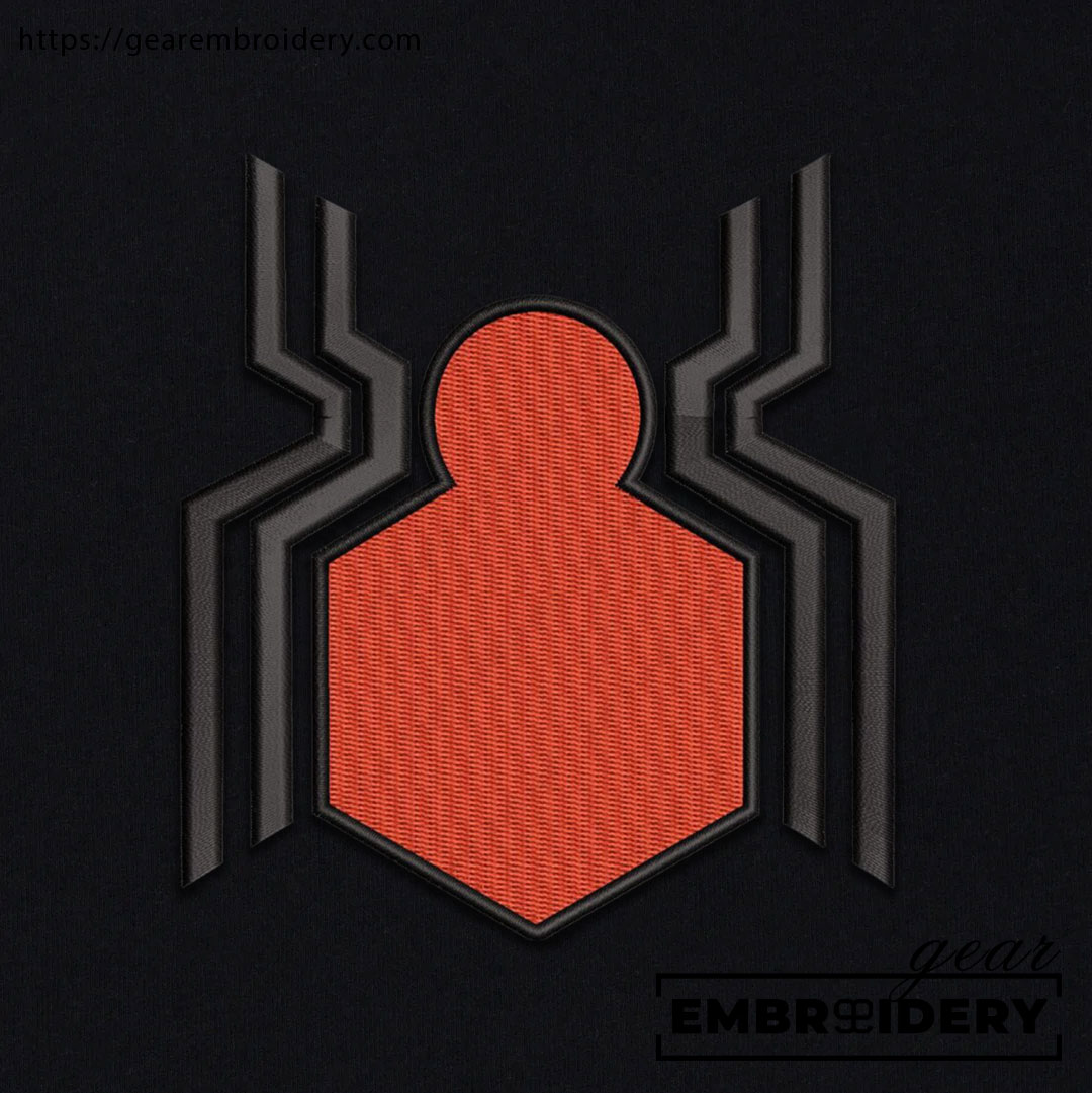 Spiderman logo spiderman superhero Embroidered Personalized Embroidered T Shirt Sweatshirt Hoodie Clothing SPH059