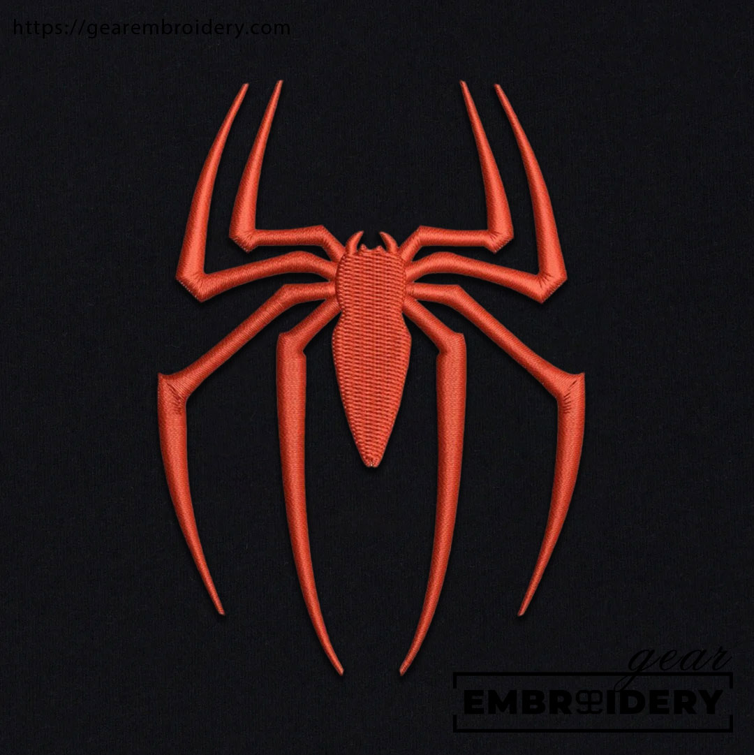 Spiderman logo spiderman superhero Embroidered Personalized Embroidered T Shirt Sweatshirt Hoodie Clothing SPH060
