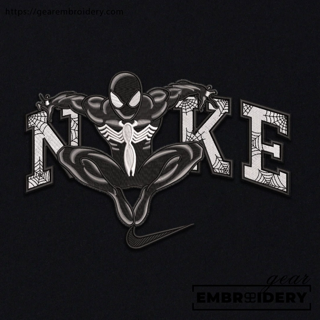 Spiderman nike spiderman superhero Embroidered Personalized Embroidered T Shirt Sweatshirt Hoodie Clothing SPH063