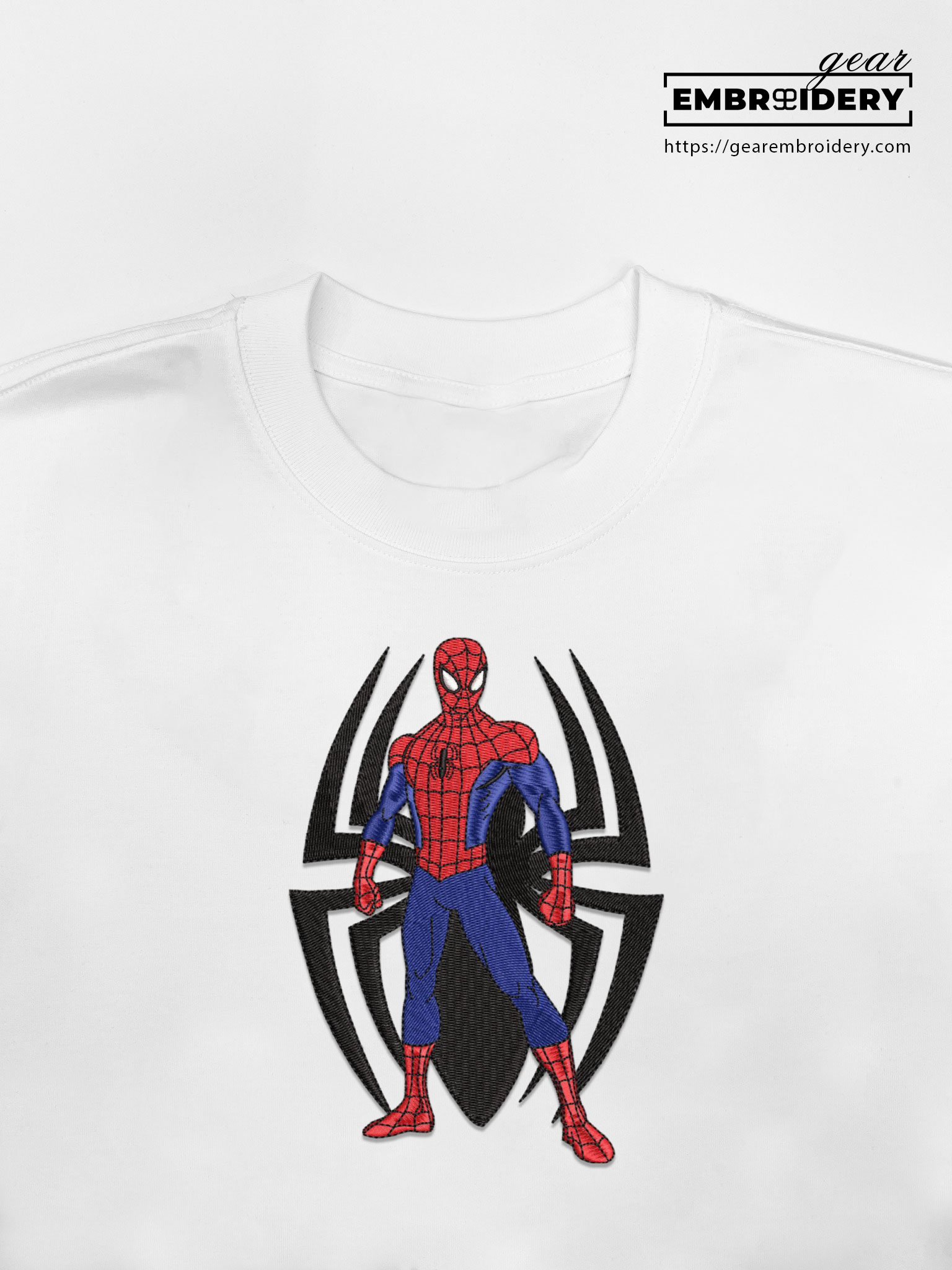 Spiderman spiderman superhero Embroidered Personalized Embroidered T Shirt Sweatshirt Hoodie Clothing SPH057