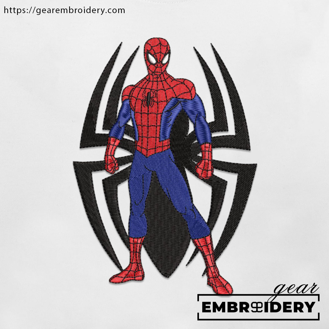 Spiderman spiderman superhero Embroidered Personalized Embroidered T Shirt Sweatshirt Hoodie Clothing SPH057