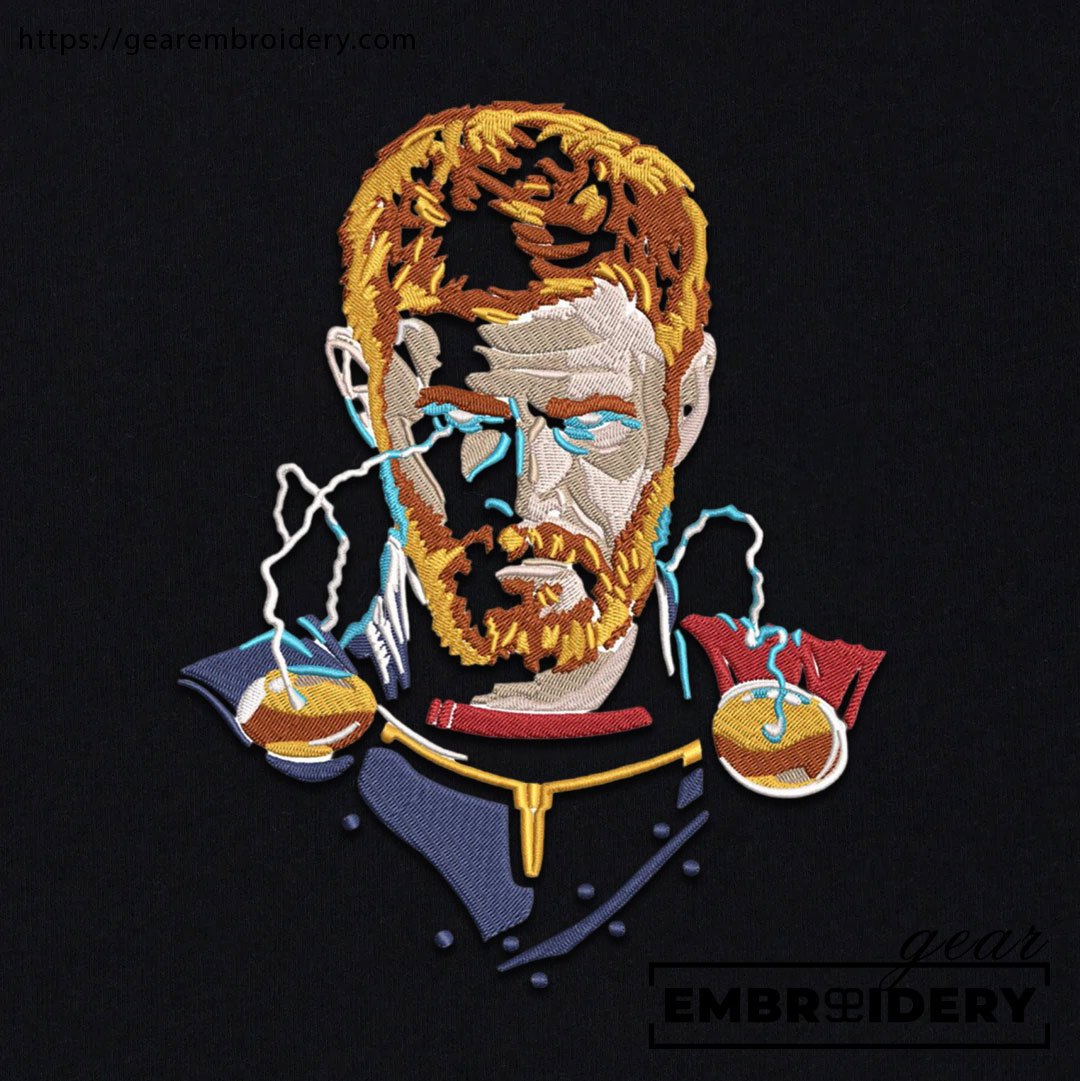 Thor thor superhero Embroidered Personalized Embroidered T Shirt Sweatshirt Hoodie Clothing SPH076