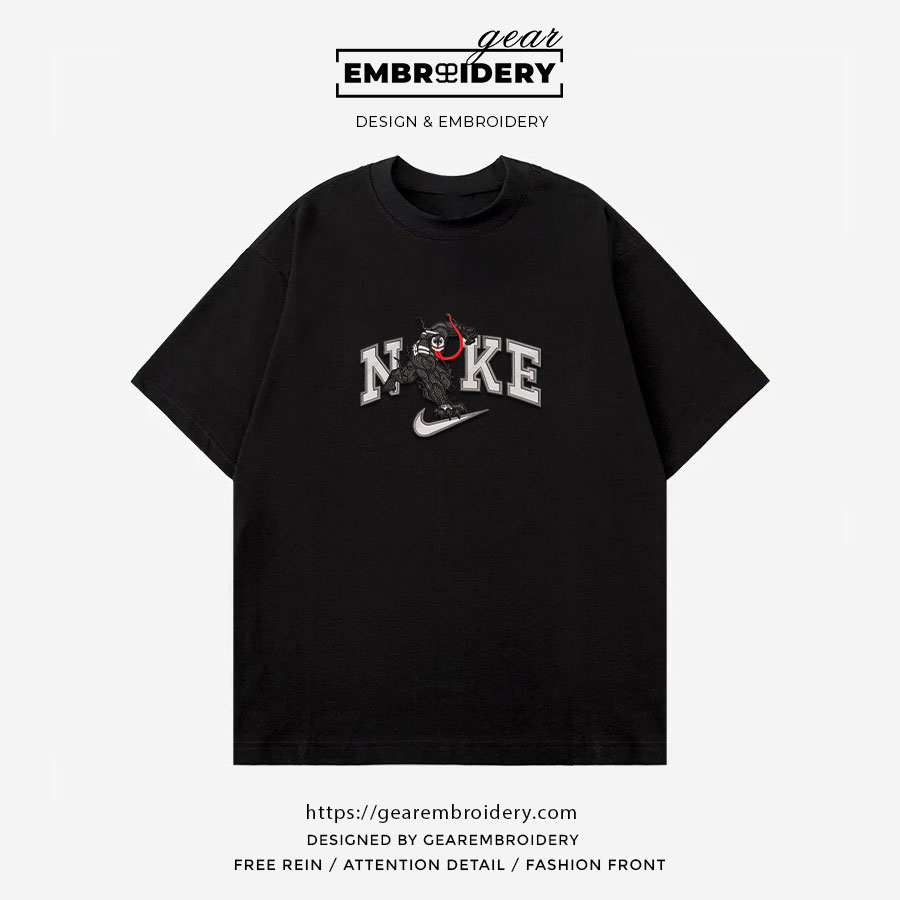 Venom nike venom superhero Embroidered Personalized Embroidered T Shirt Sweatshirt Hoodie Clothing SPH084