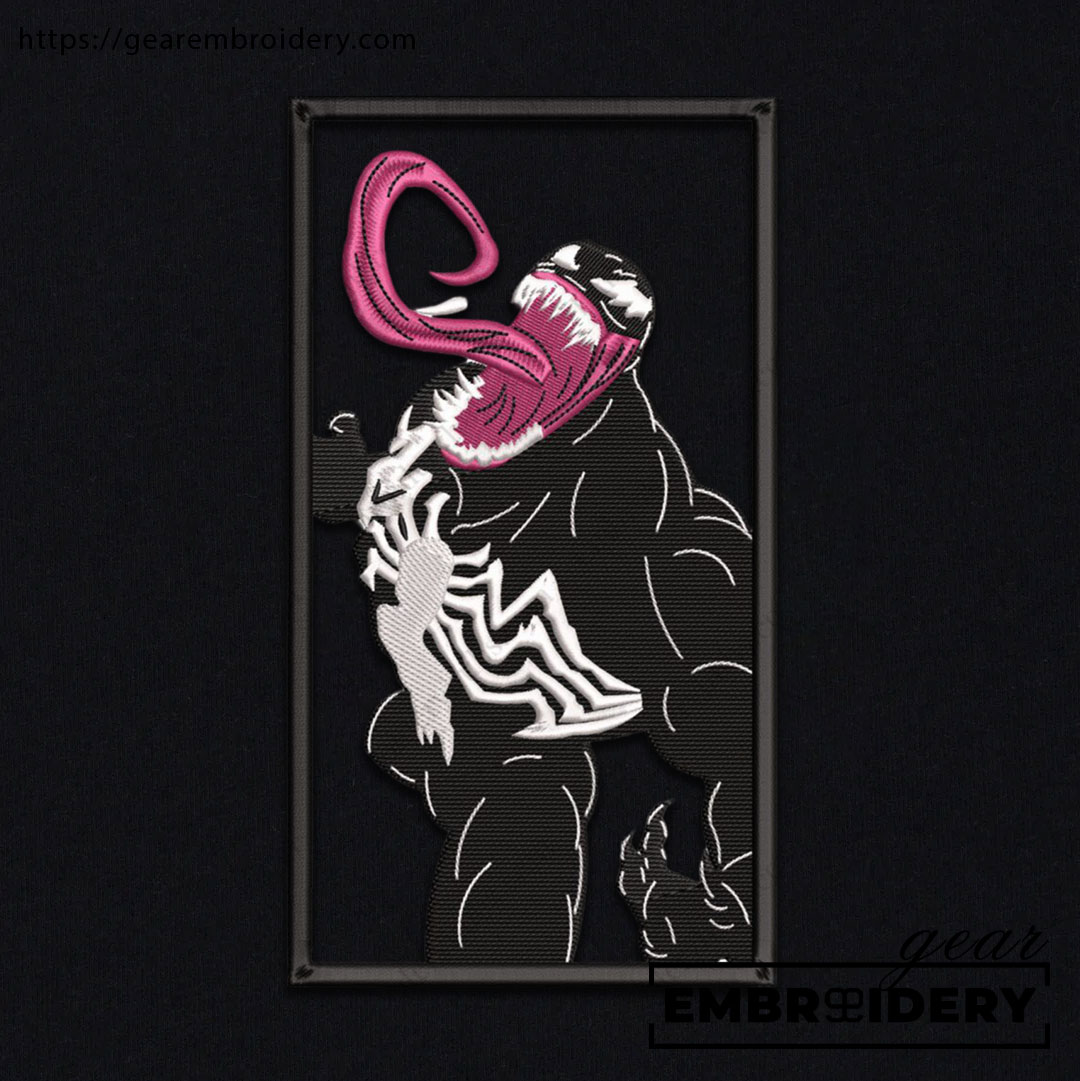 Venom venom superhero Embroidered Personalized Embroidered T Shirt Sweatshirt Hoodie Clothing SPH082