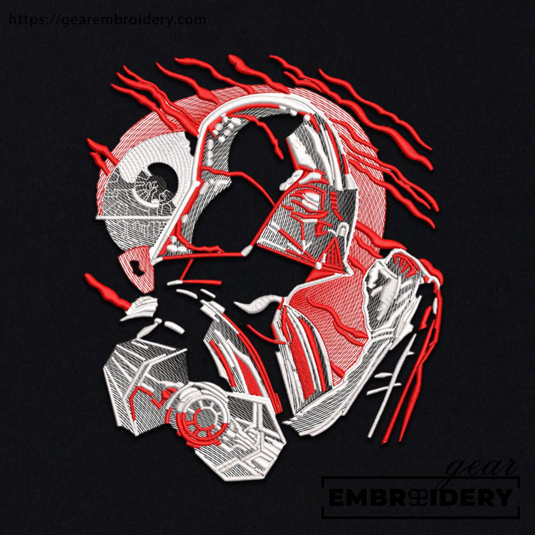 Darth vadar star wars Embroidered Personalized Embroidered T Shirt Sweatshirt Hoodie Clothing MS010