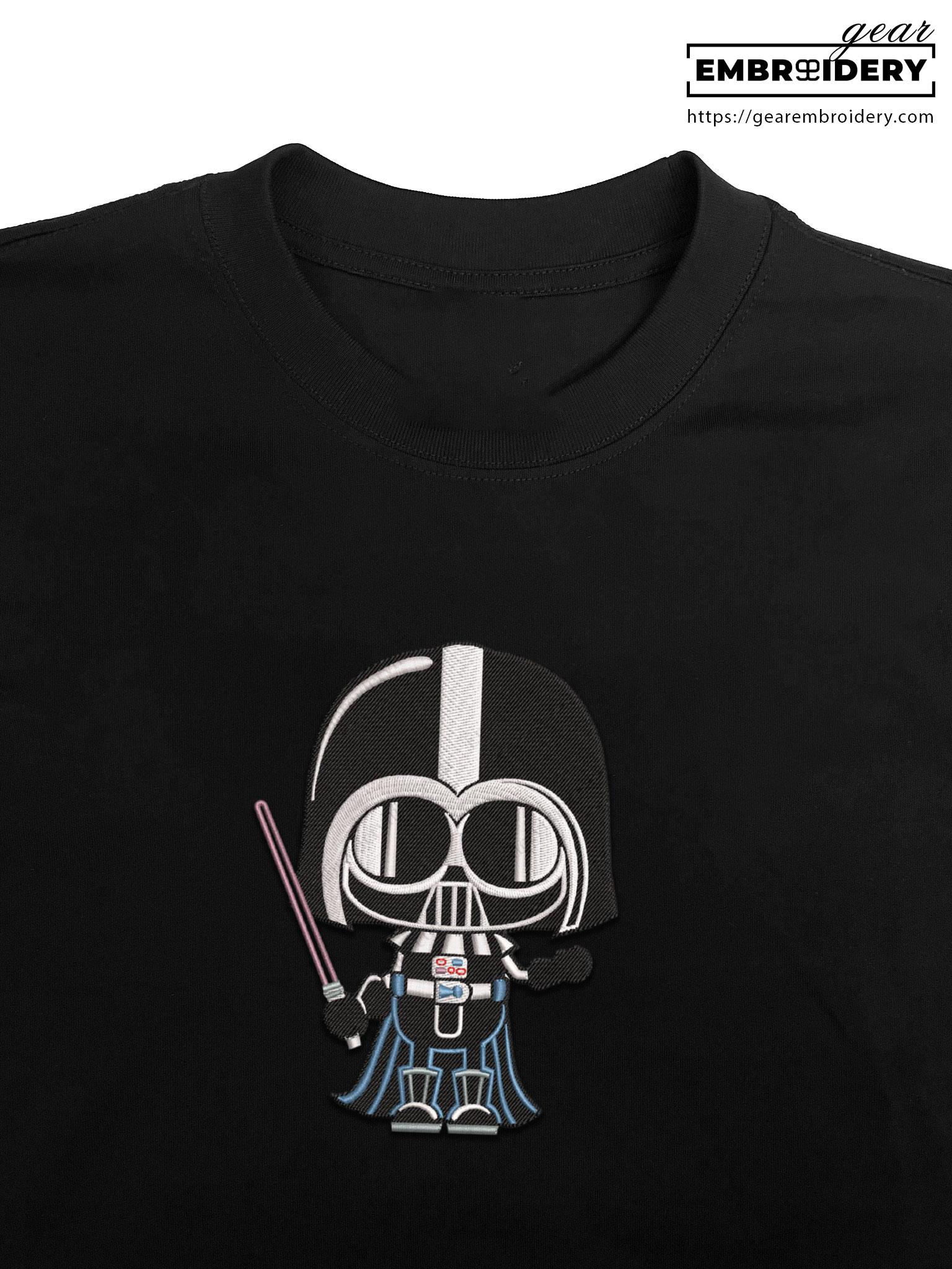 Darth vadar star wars Embroidered Personalized Embroidered T Shirt Sweatshirt Hoodie Clothing MS011