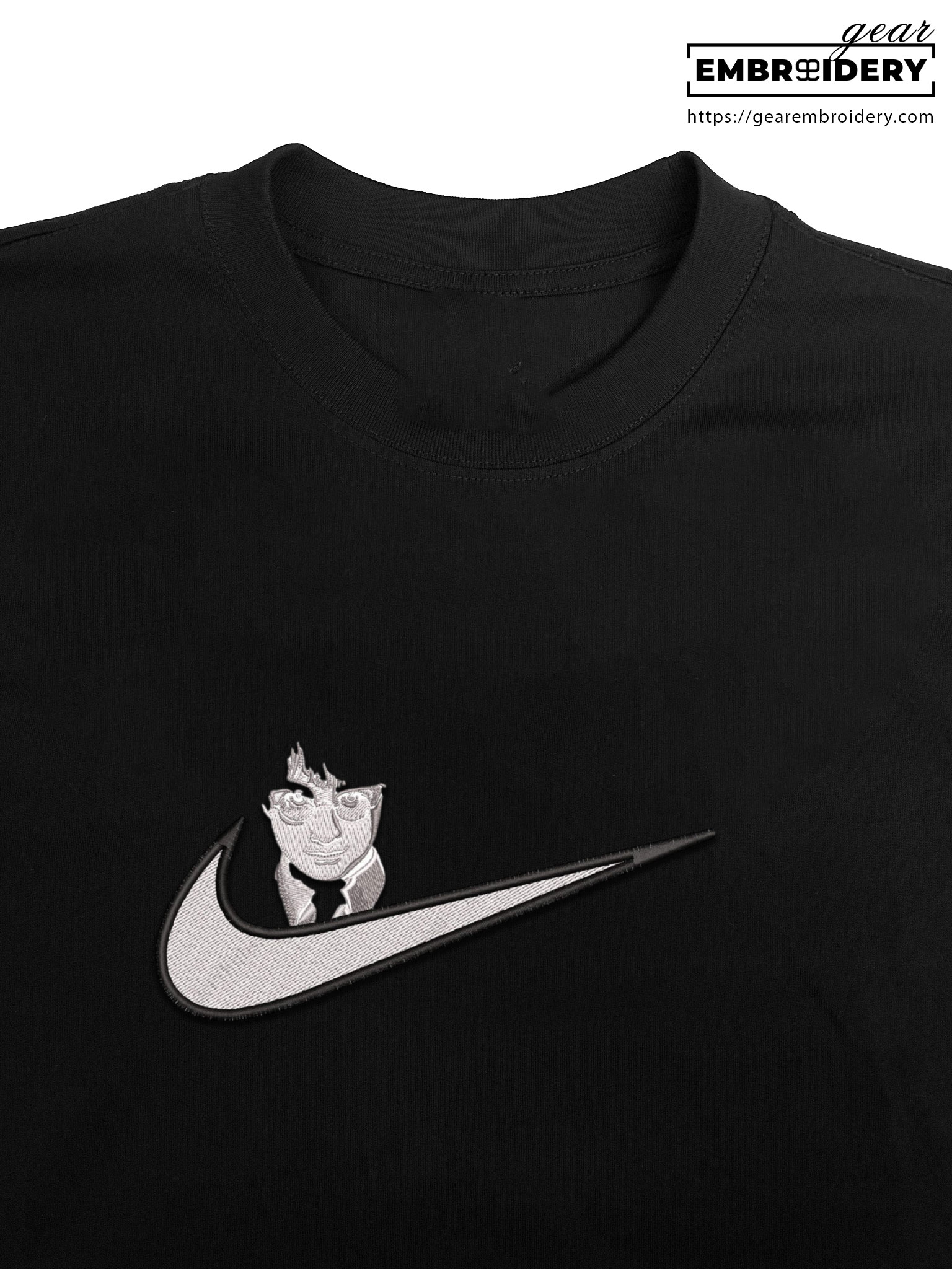 Harry potter swoosh harry potter Embroidered Personalized Embroidered T Shirt Sweatshirt Hoodie Clothing MS029