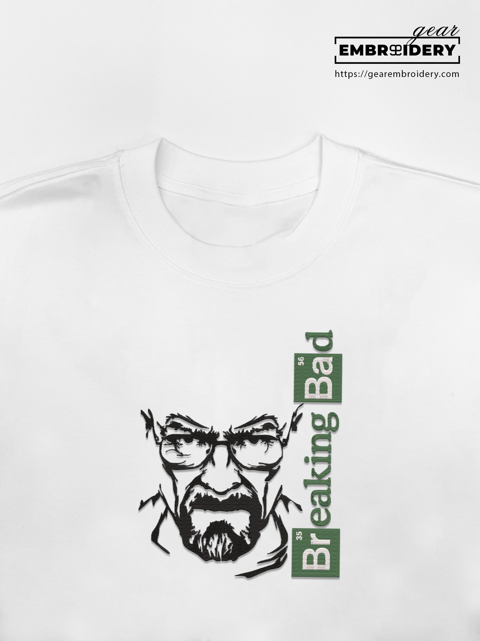 Heisenberg breaking bad breaking bad Embroidered Personalized Embroidered T Shirt Sweatshirt Hoodie Clothing MS033