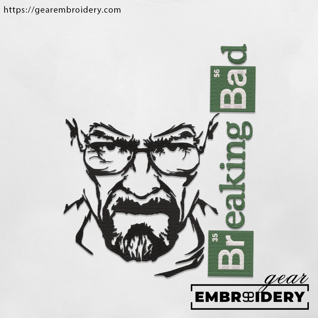 Heisenberg breaking bad breaking bad Embroidered Personalized Embroidered T Shirt Sweatshirt Hoodie Clothing MS033