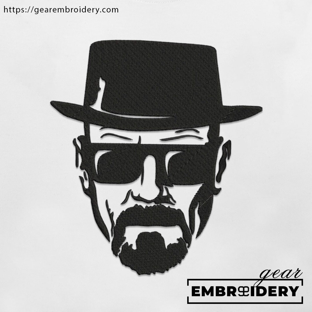 Heisenberg breaking bad Embroidered Personalized Embroidered T Shirt Sweatshirt Hoodie Clothing MS034