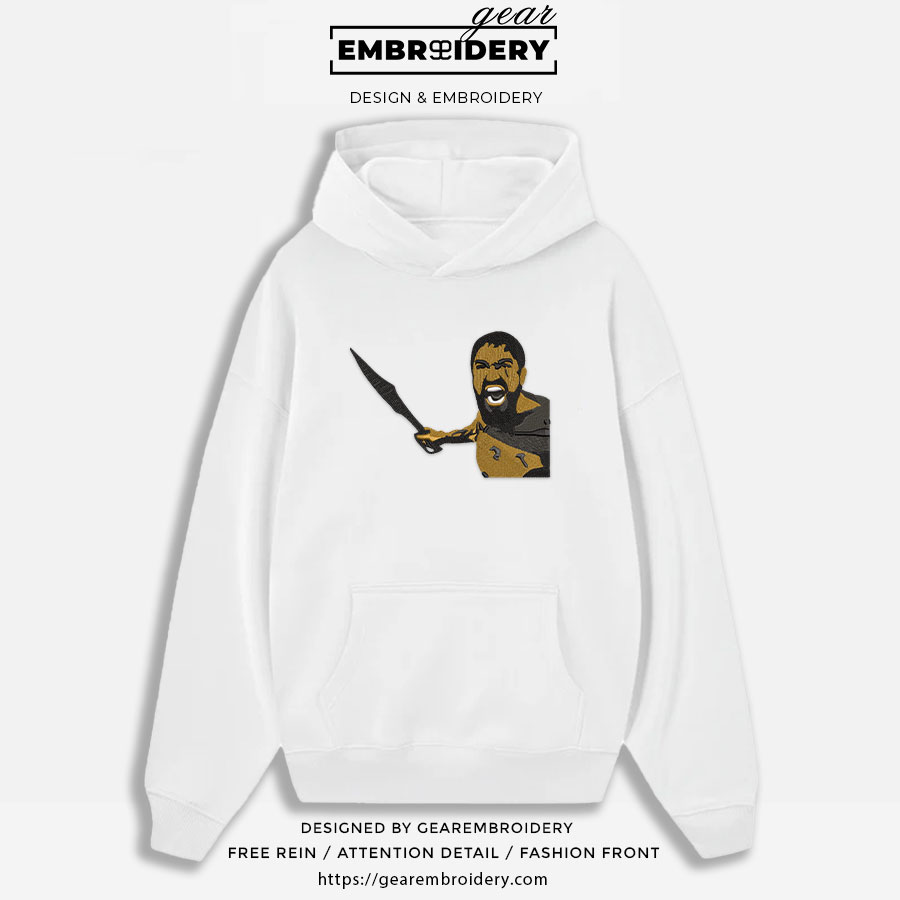 Helsov 300 Embroidered Personalized Embroidered T Shirt Sweatshirt Hoodie Clothing MS037