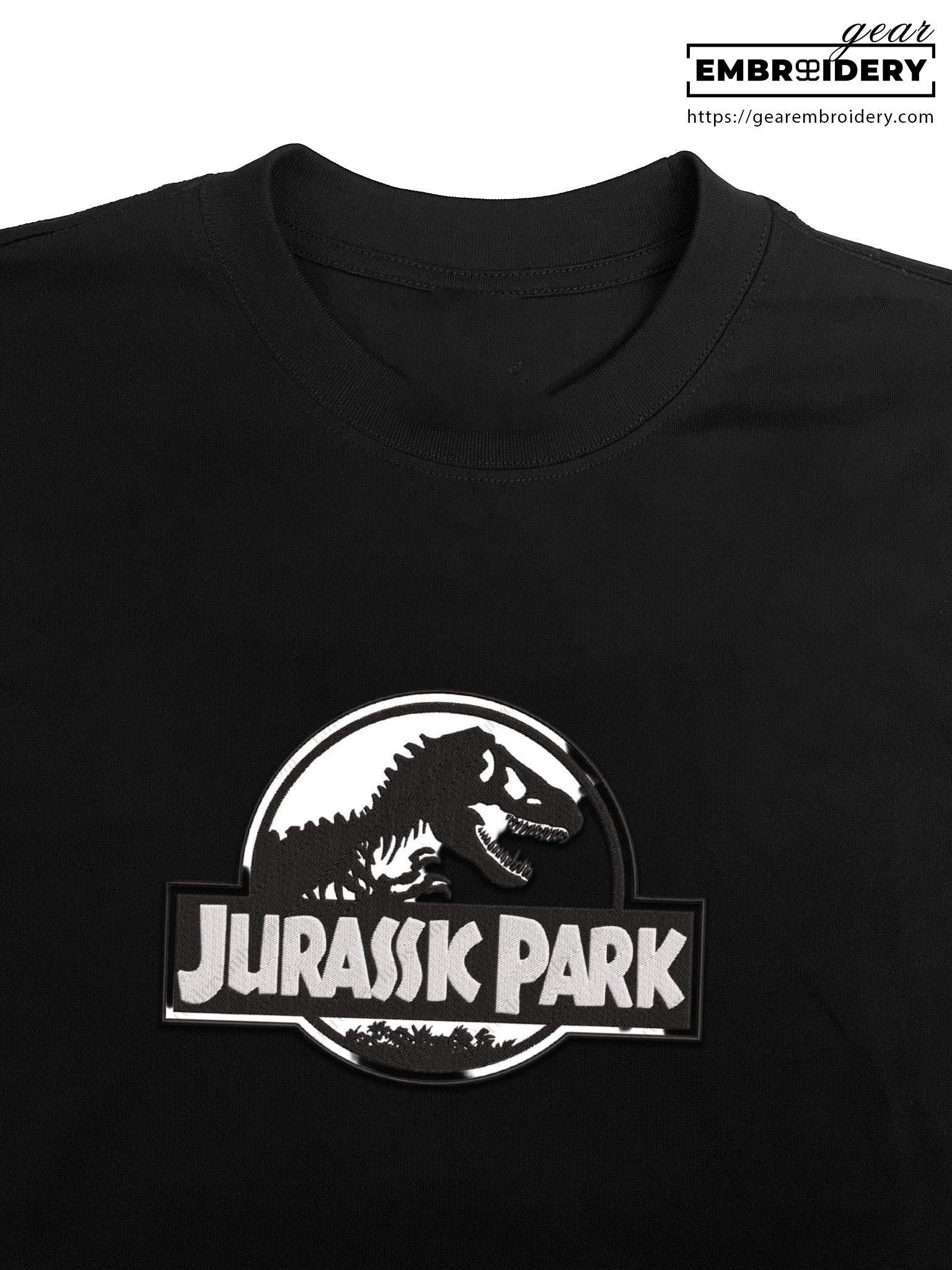 Jurassic park jurassic park Embroidered Personalized Embroidered T Shirt Sweatshirt Hoodie Clothing MS045