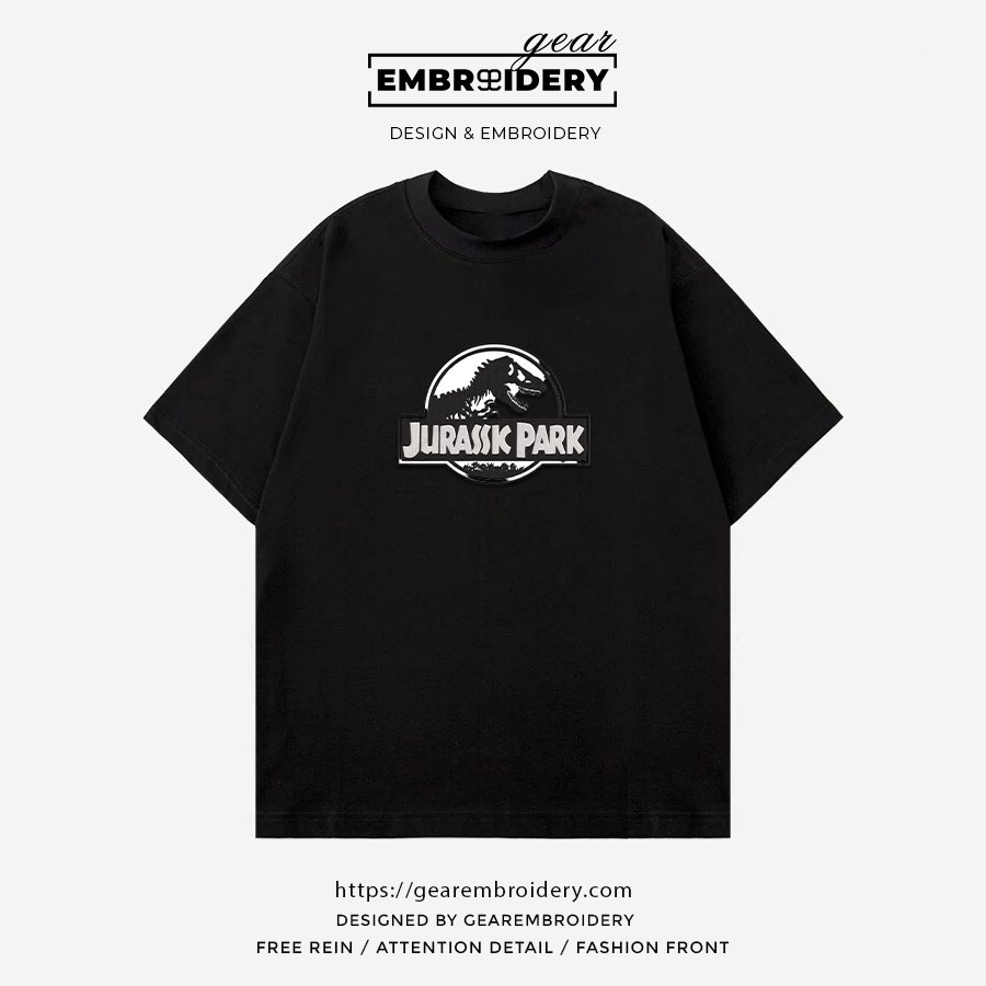 Jurassic park jurassic park Embroidered Personalized Embroidered T Shirt Sweatshirt Hoodie Clothing MS045