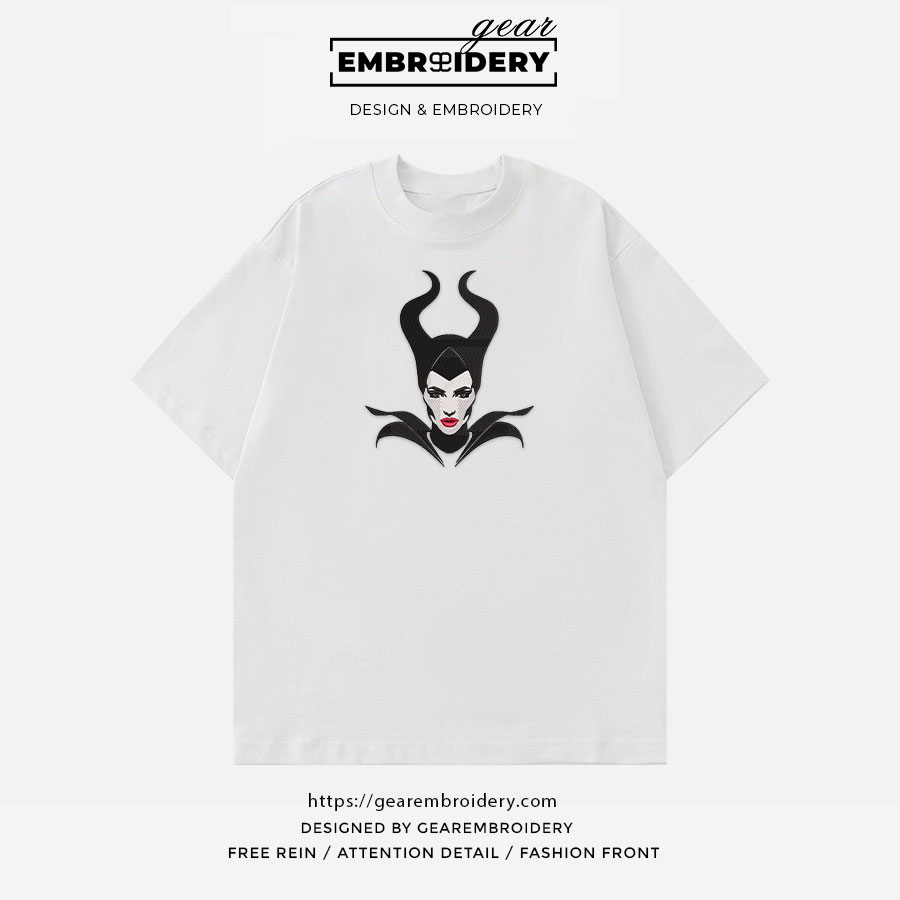 Maleficent maleficent Embroidered Personalized Embroidered T Shirt Sweatshirt Hoodie Clothing MS046