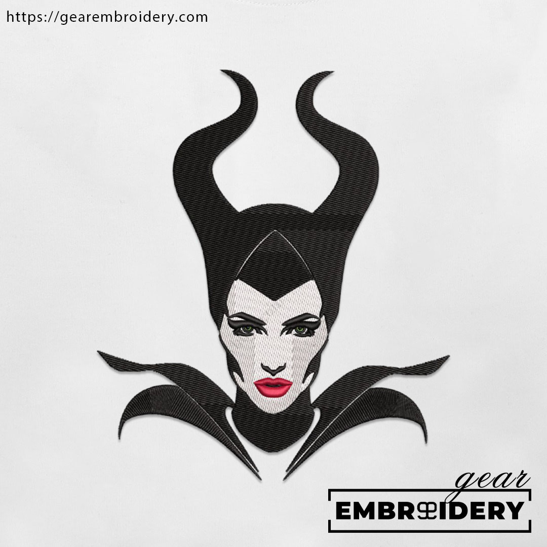 Maleficent maleficent Embroidered Personalized Embroidered T Shirt Sweatshirt Hoodie Clothing MS046