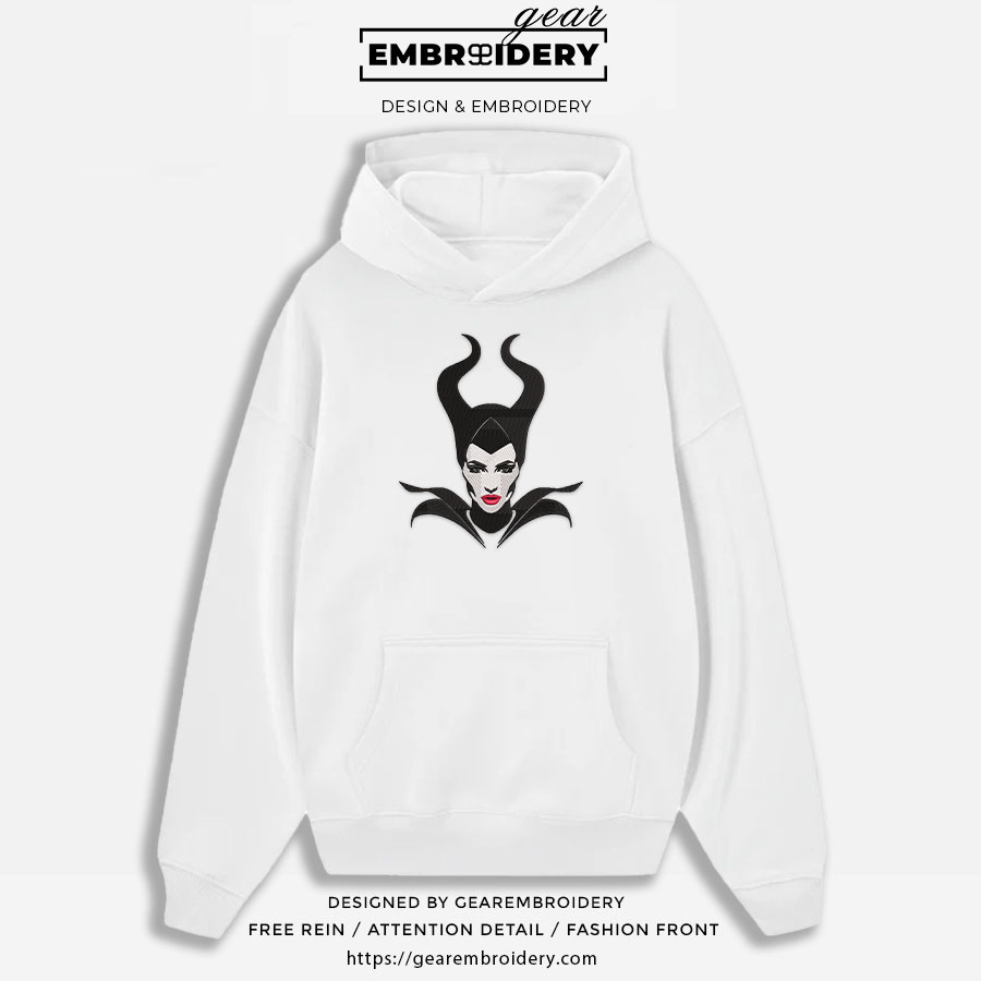 Maleficent maleficent Embroidered Personalized Embroidered T Shirt Sweatshirt Hoodie Clothing MS046