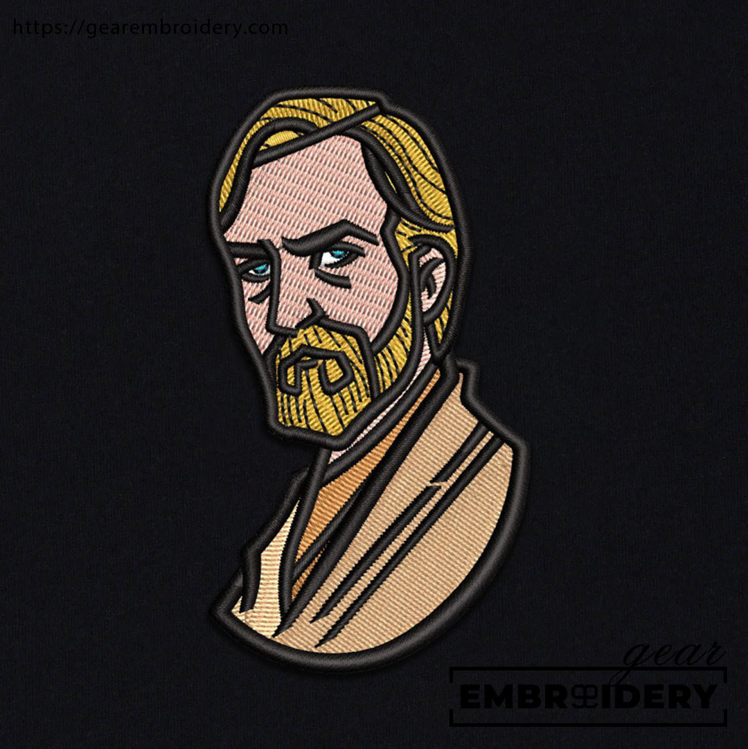 Obi wan kenobi star wars Embroidered Personalized Embroidered T Shirt Sweatshirt Hoodie Clothing MS048