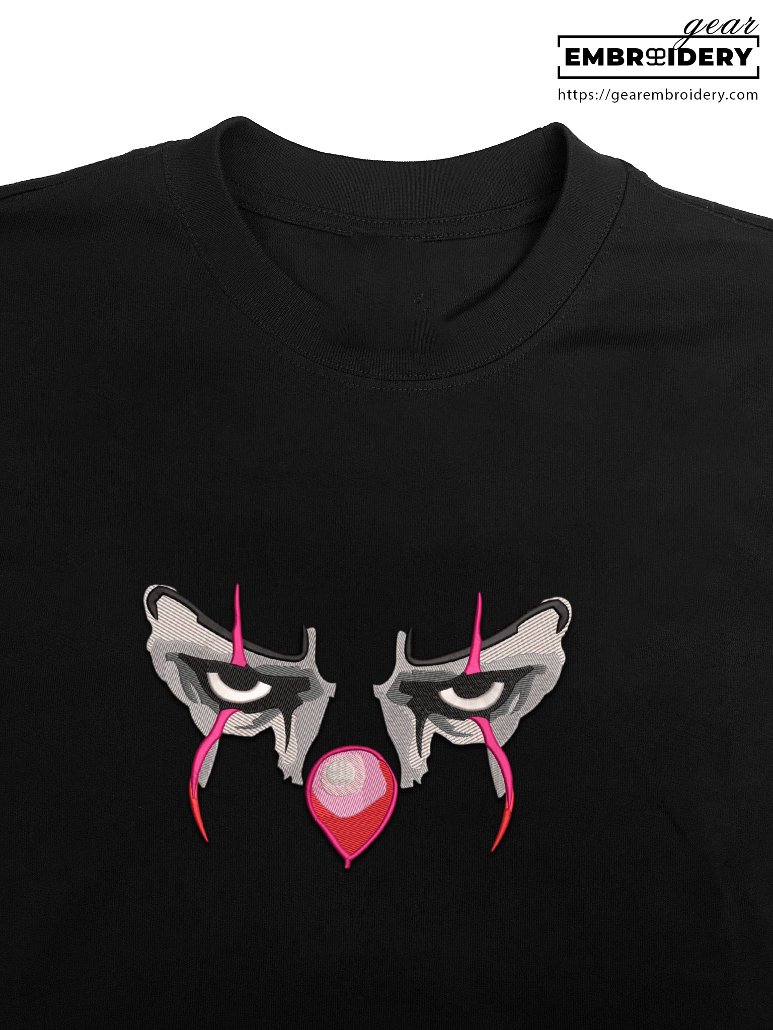 Pennywise it Embroidered Personalized Embroidered T Shirt Sweatshirt Hoodie Clothing MS049