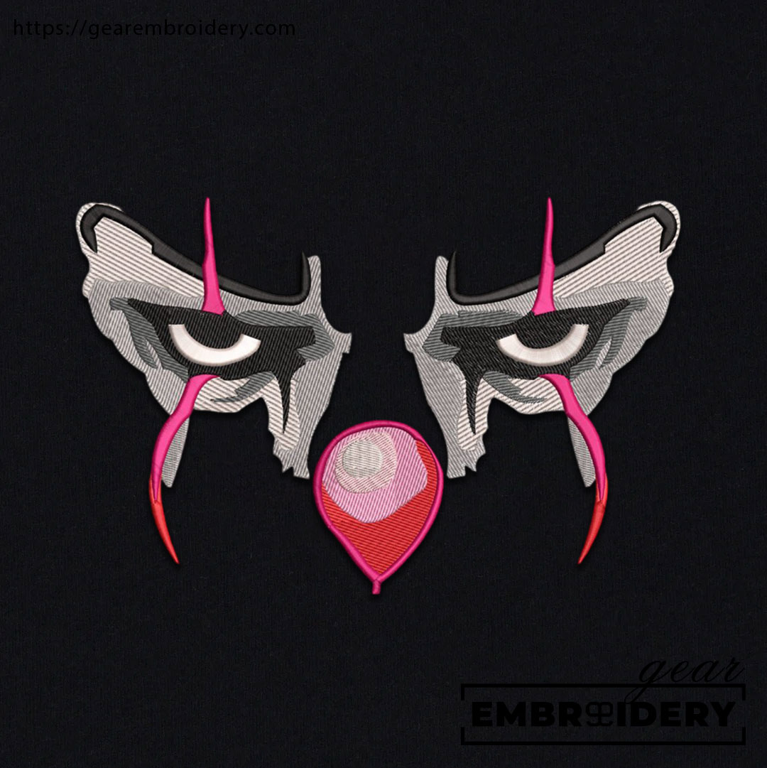 Pennywise it Embroidered Personalized Embroidered T Shirt Sweatshirt Hoodie Clothing MS049