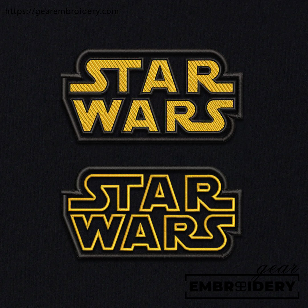 Star wars logo star wars Embroidered Personalized Embroidered T Shirt Sweatshirt Hoodie Clothing MS056