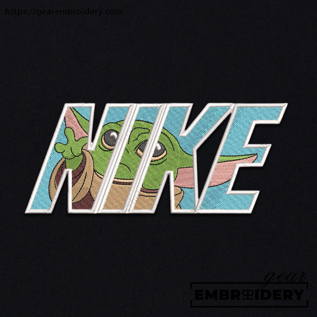 Yoda star wars Embroidered Personalized Embroidered T Shirt Sweatshirt Hoodie Clothing MS069