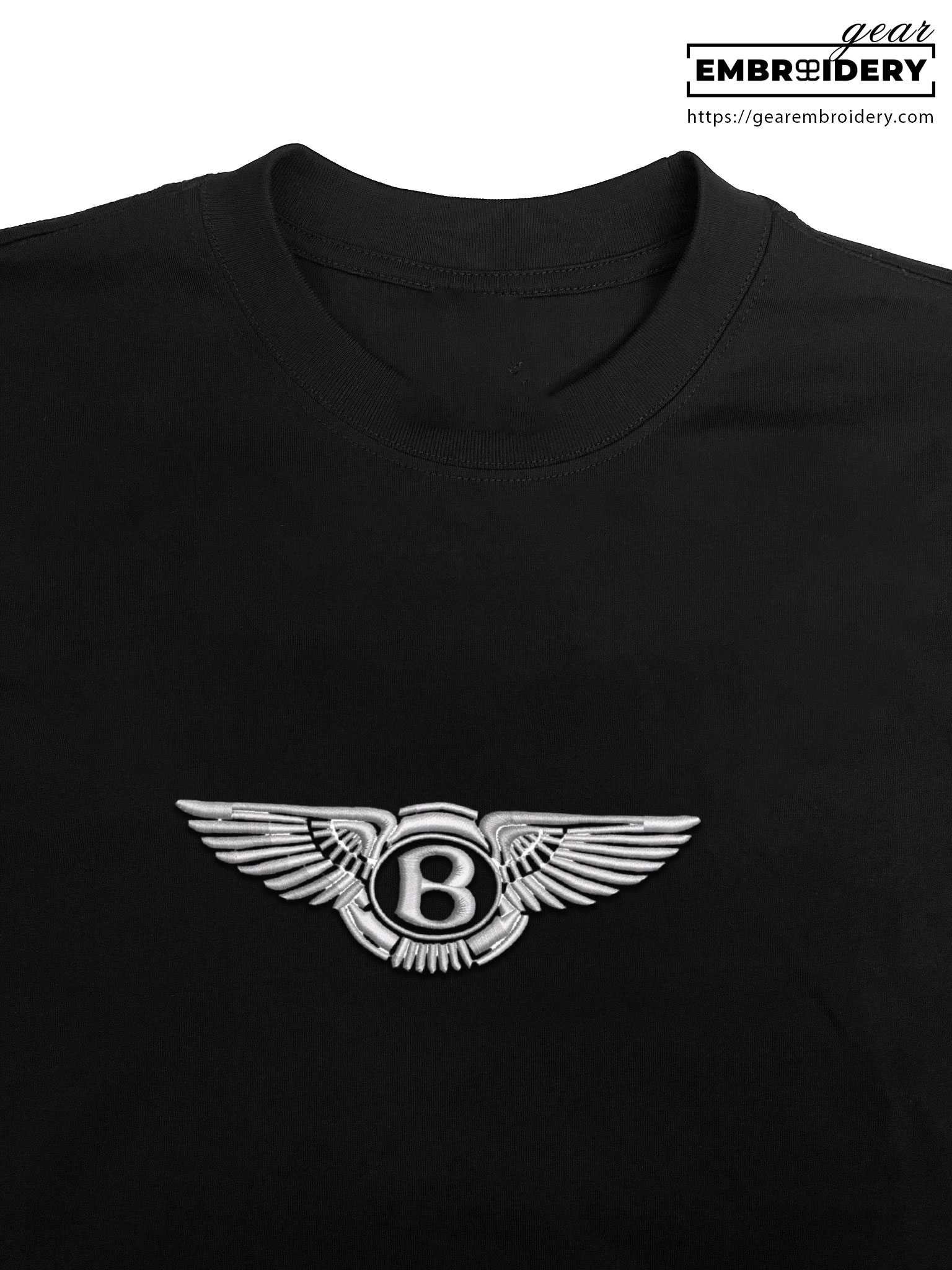 Bentley logo Embroidered Personalized Embroidered T Shirt Sweatshirt Hoodie Clothing C004
