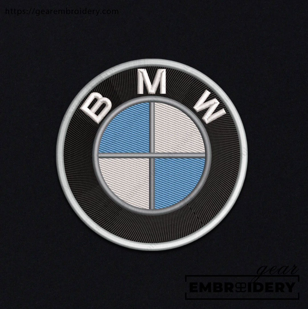 Bmw logo Embroidered Personalized Embroidered T Shirt Sweatshirt Hoodie Clothing C007
