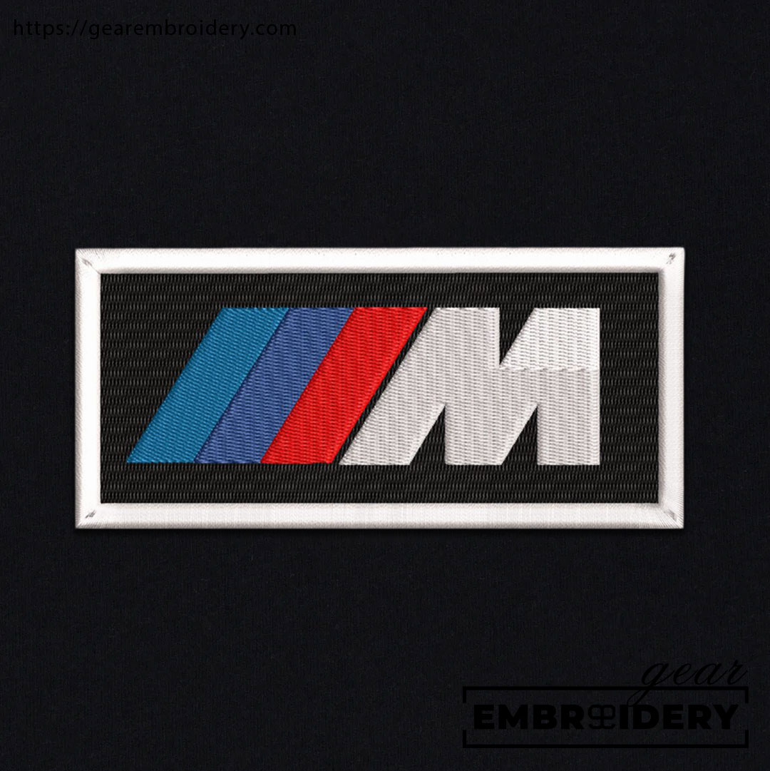 Bmw m logo Embroidered Personalized Embroidered T Shirt Sweatshirt Hoodie Clothing C009
