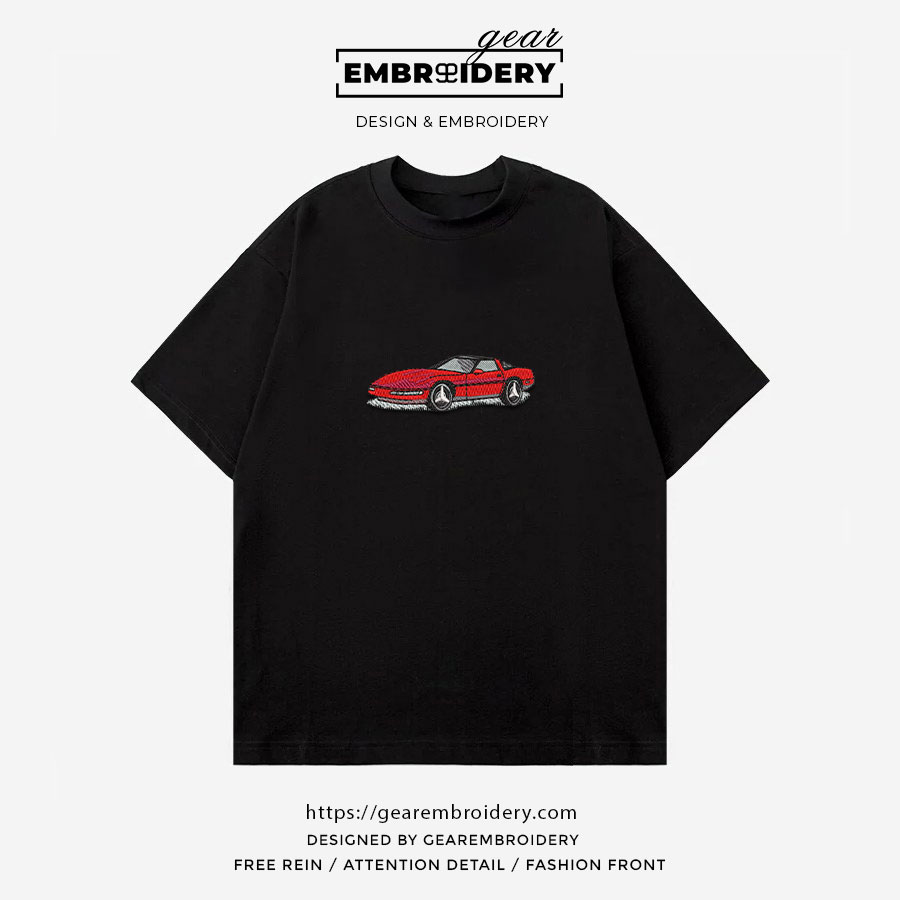 Corvette c4 Embroidered Personalized Embroidered T Shirt Sweatshirt Hoodie Clothing C017