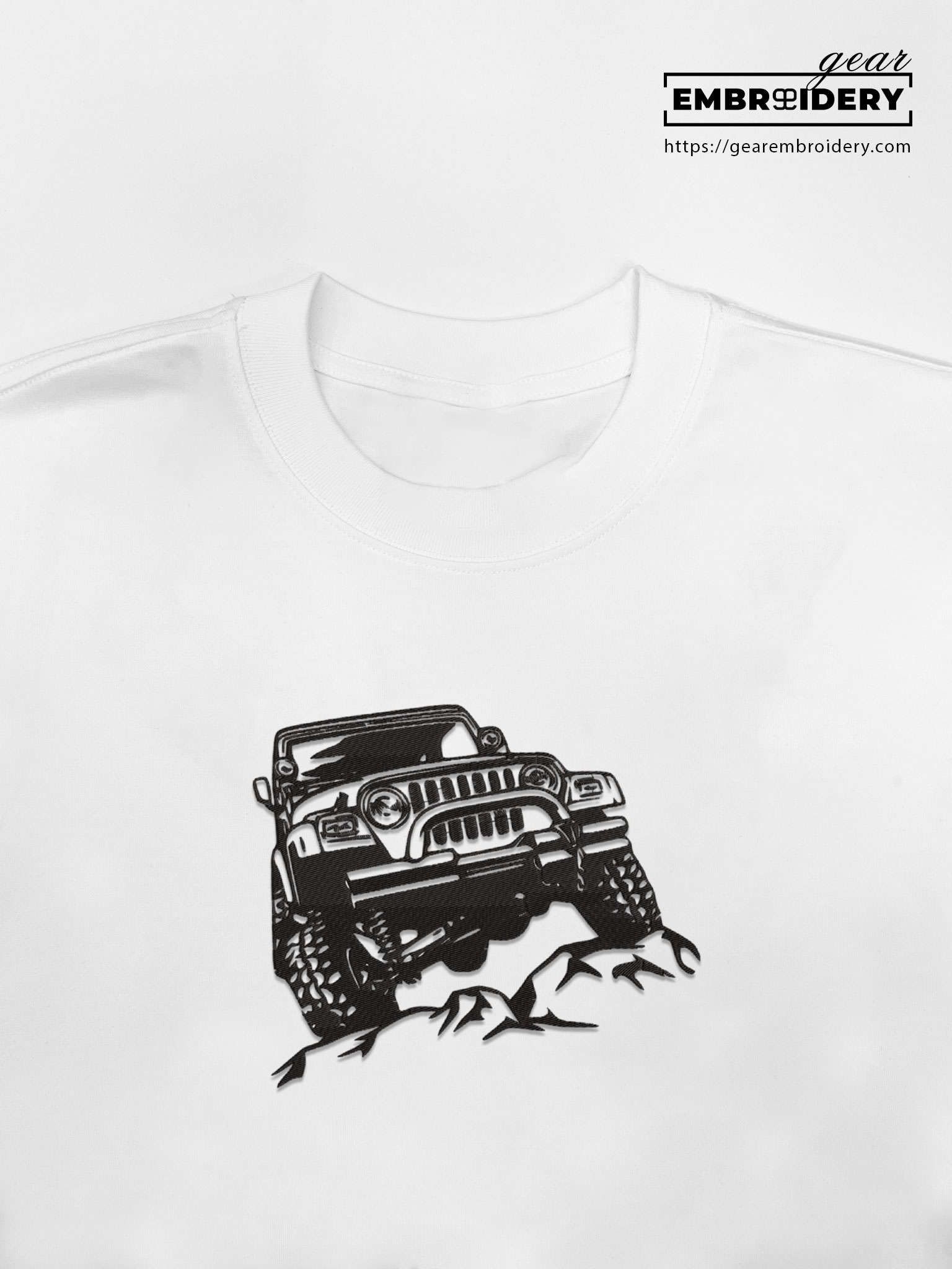 Jeep Embroidered Personalized Embroidered T Shirt Sweatshirt Hoodie Clothing C024