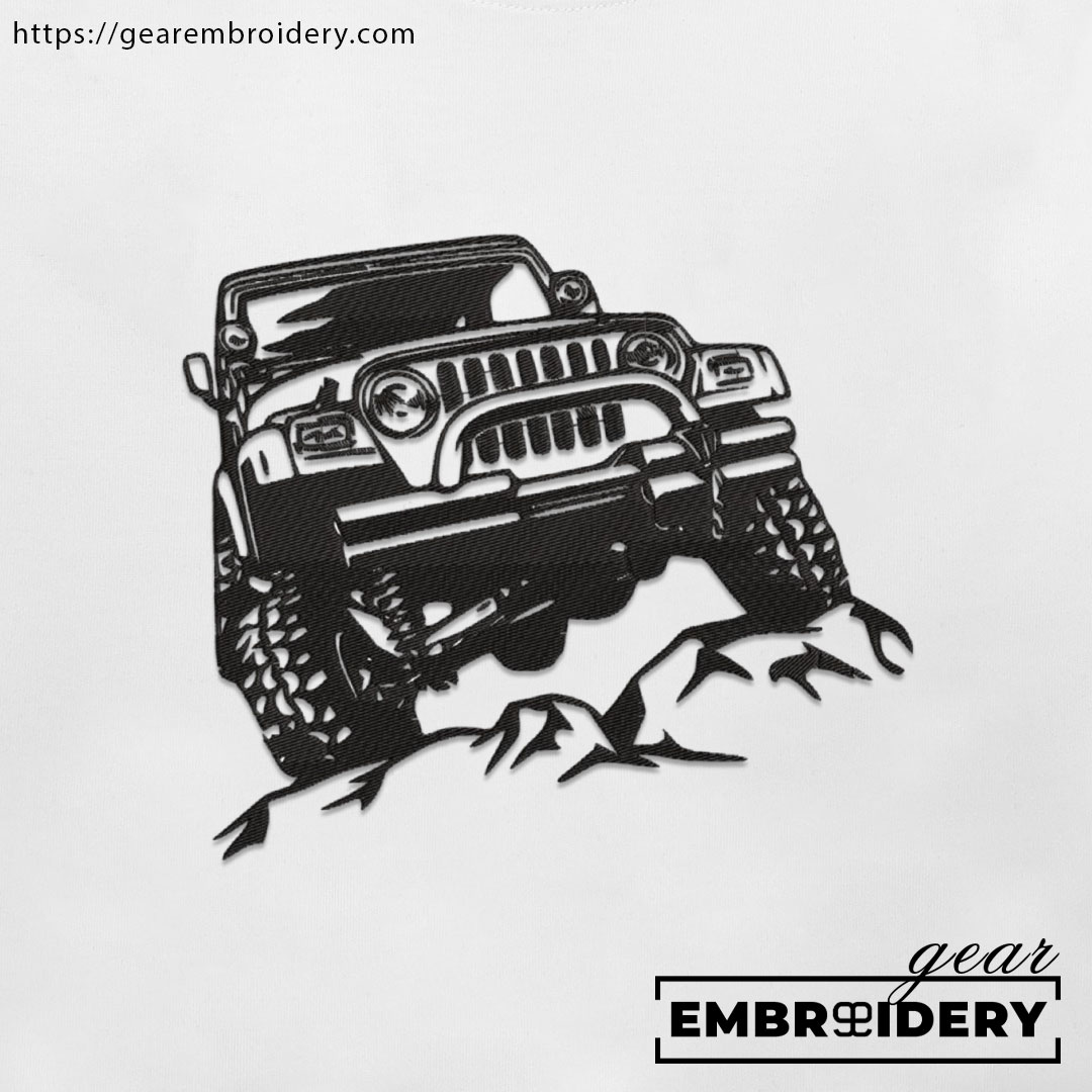 Jeep Embroidered Personalized Embroidered T Shirt Sweatshirt Hoodie Clothing C024