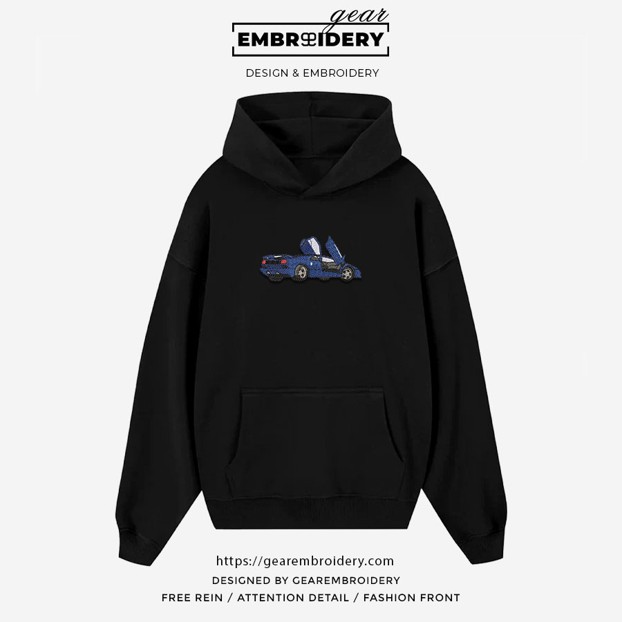 Lamborghini Embroidered Personalized Embroidered T Shirt Sweatshirt Hoodie Clothing C026