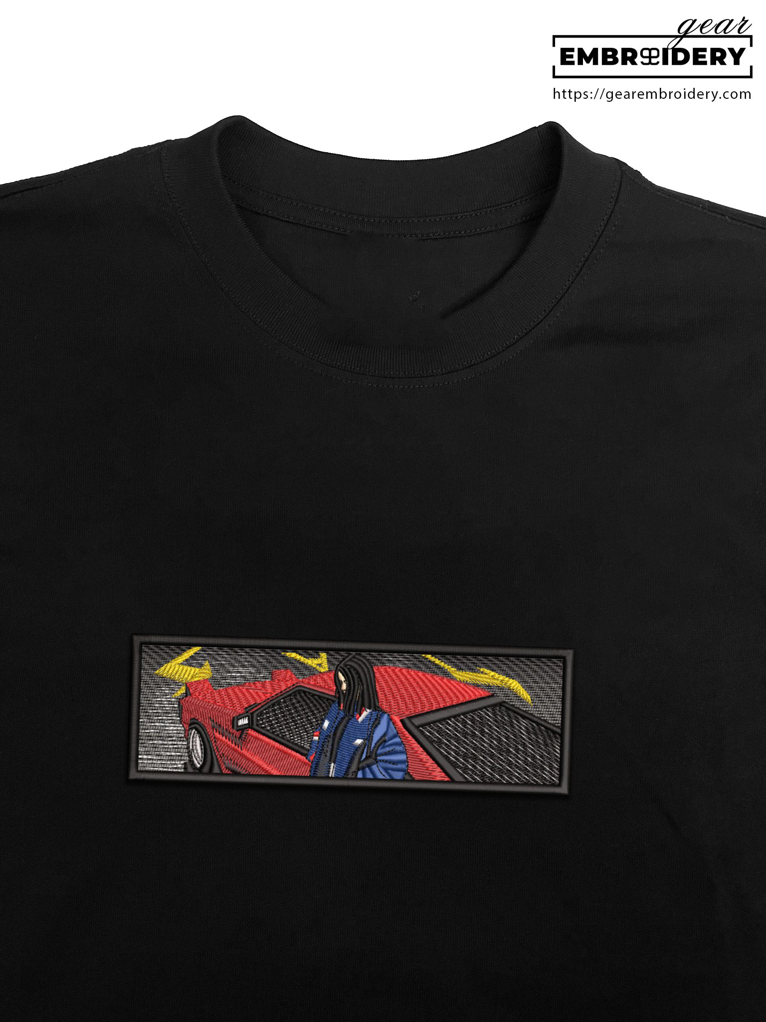 Late night ride Embroidered Personalized Embroidered T Shirt Sweatshirt Hoodie Clothing C028