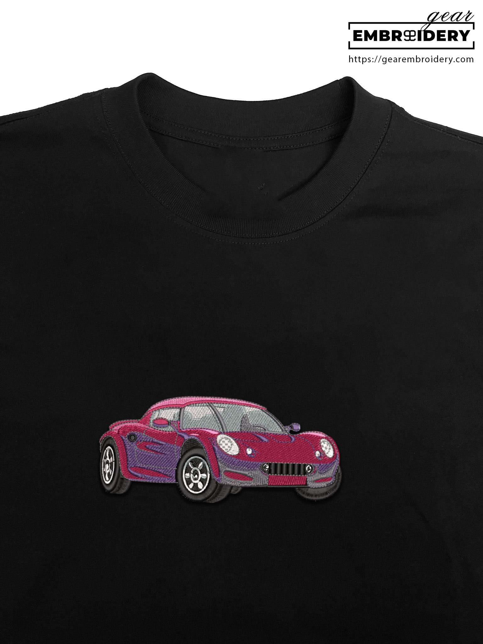 Lotus elise Embroidered Personalized Embroidered T Shirt Sweatshirt Hoodie Clothing C029