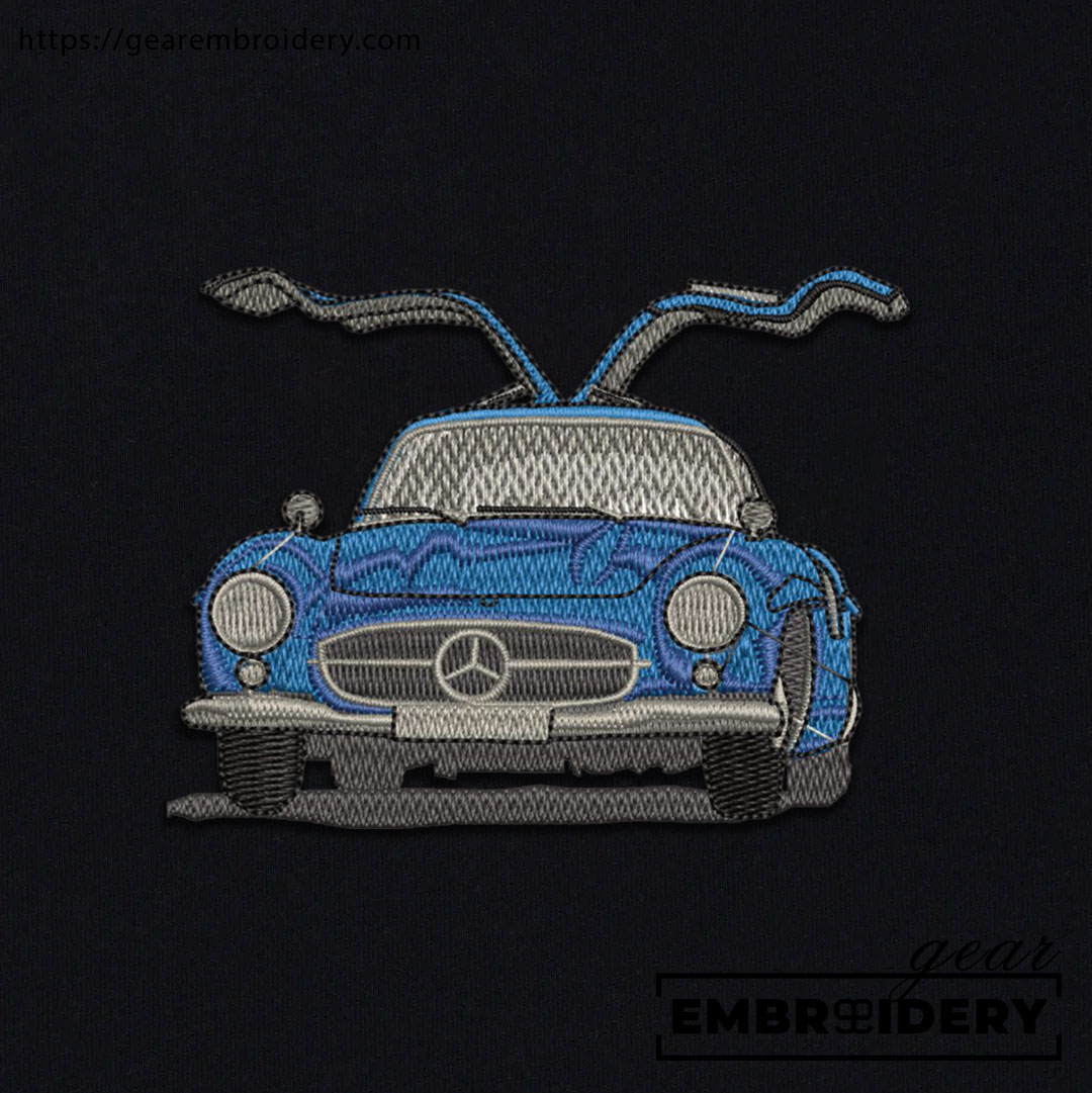 Mercedes benz Embroidered Personalized Embroidered T Shirt Sweatshirt Hoodie Clothing C031