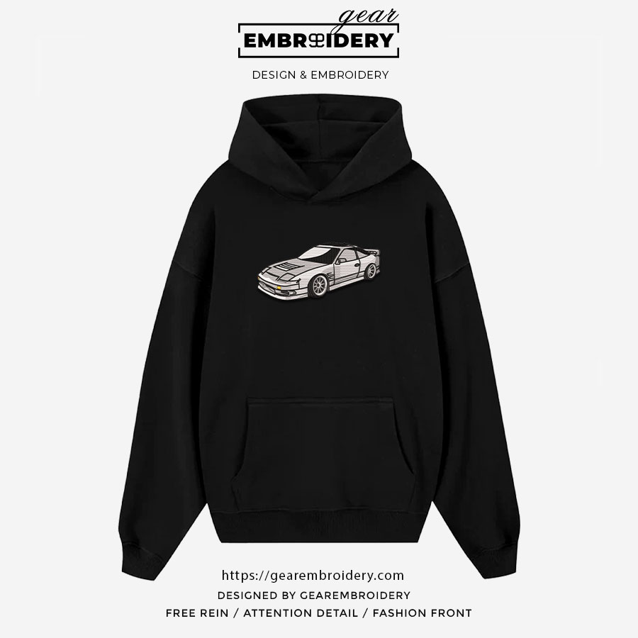 Nissan car Embroidered Personalized Embroidered T Shirt Sweatshirt Hoodie Clothing C037