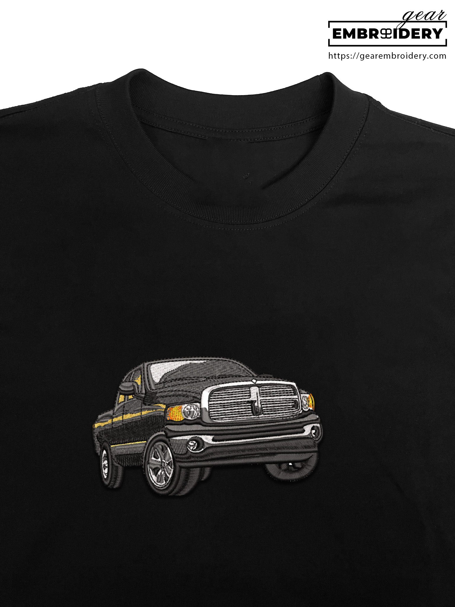 Pickup truck Embroidered Personalized Embroidered T Shirt Sweatshirt Hoodie Clothing C043