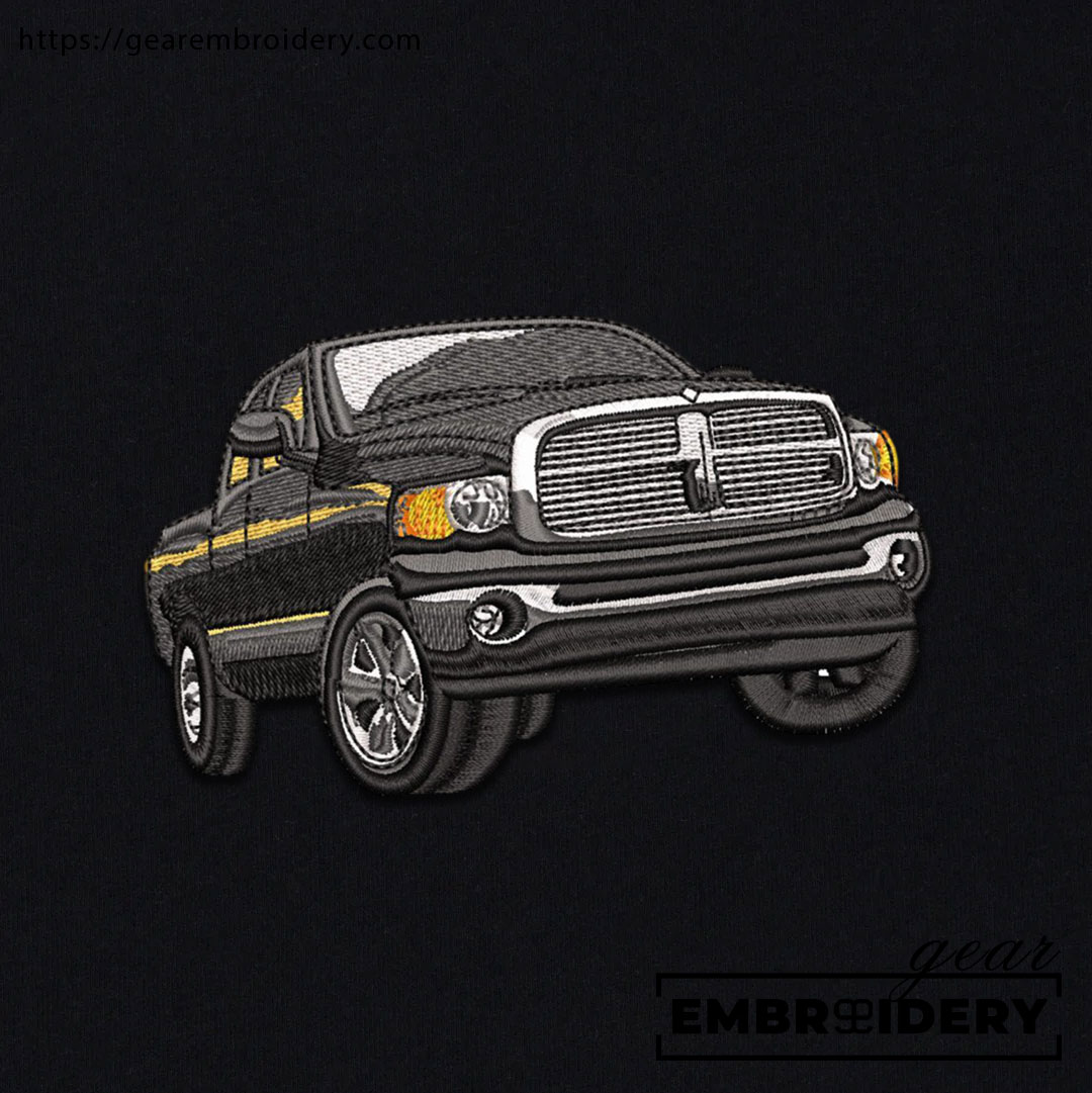 Pickup truck Embroidered Personalized Embroidered T Shirt Sweatshirt Hoodie Clothing C043