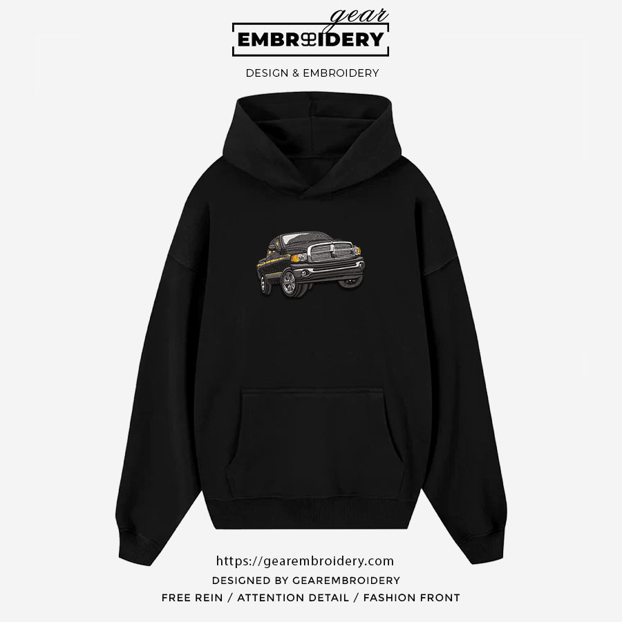 Pickup truck Embroidered Personalized Embroidered T Shirt Sweatshirt Hoodie Clothing C043