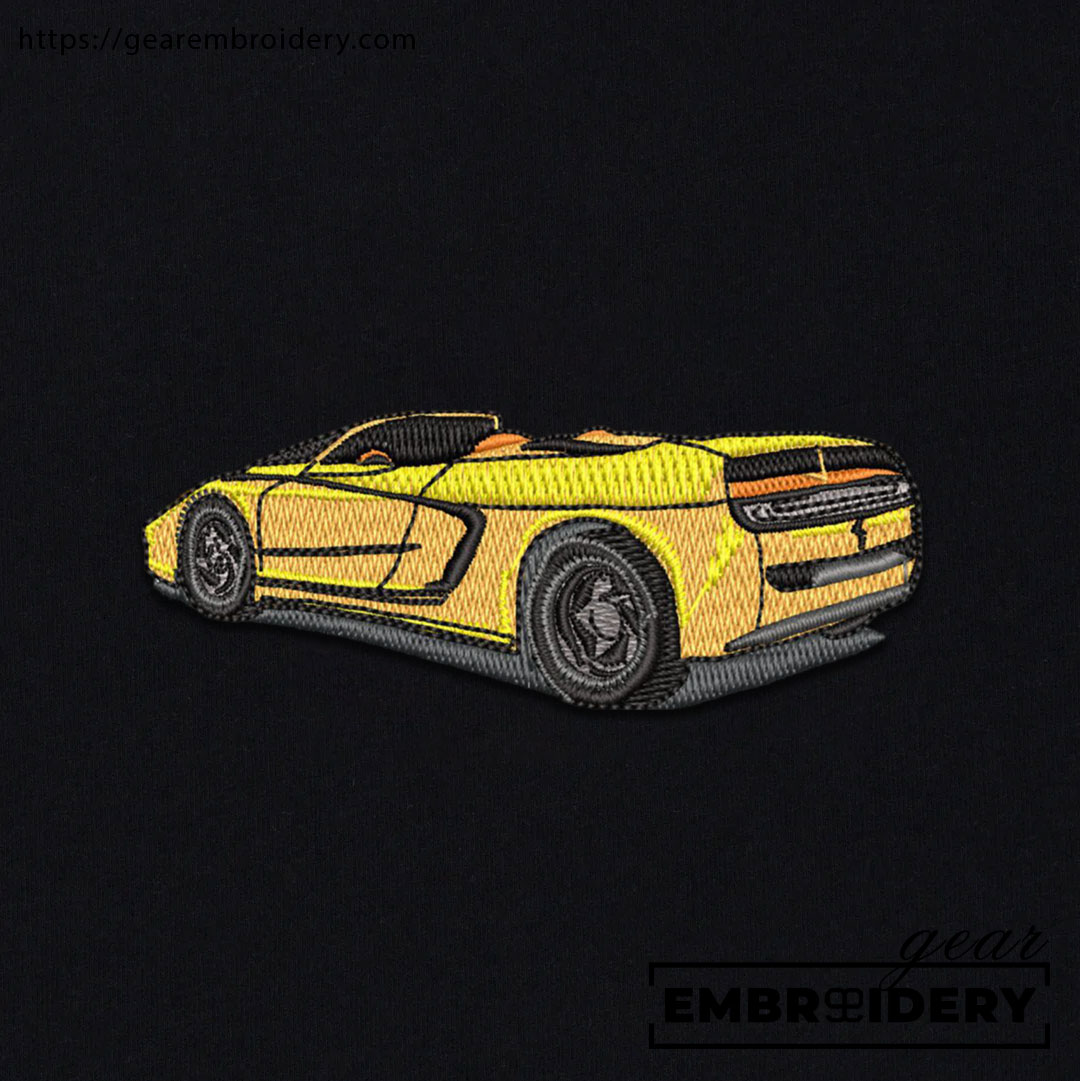 Sports car Embroidered Personalized Embroidered T Shirt Sweatshirt Hoodie Clothing C058