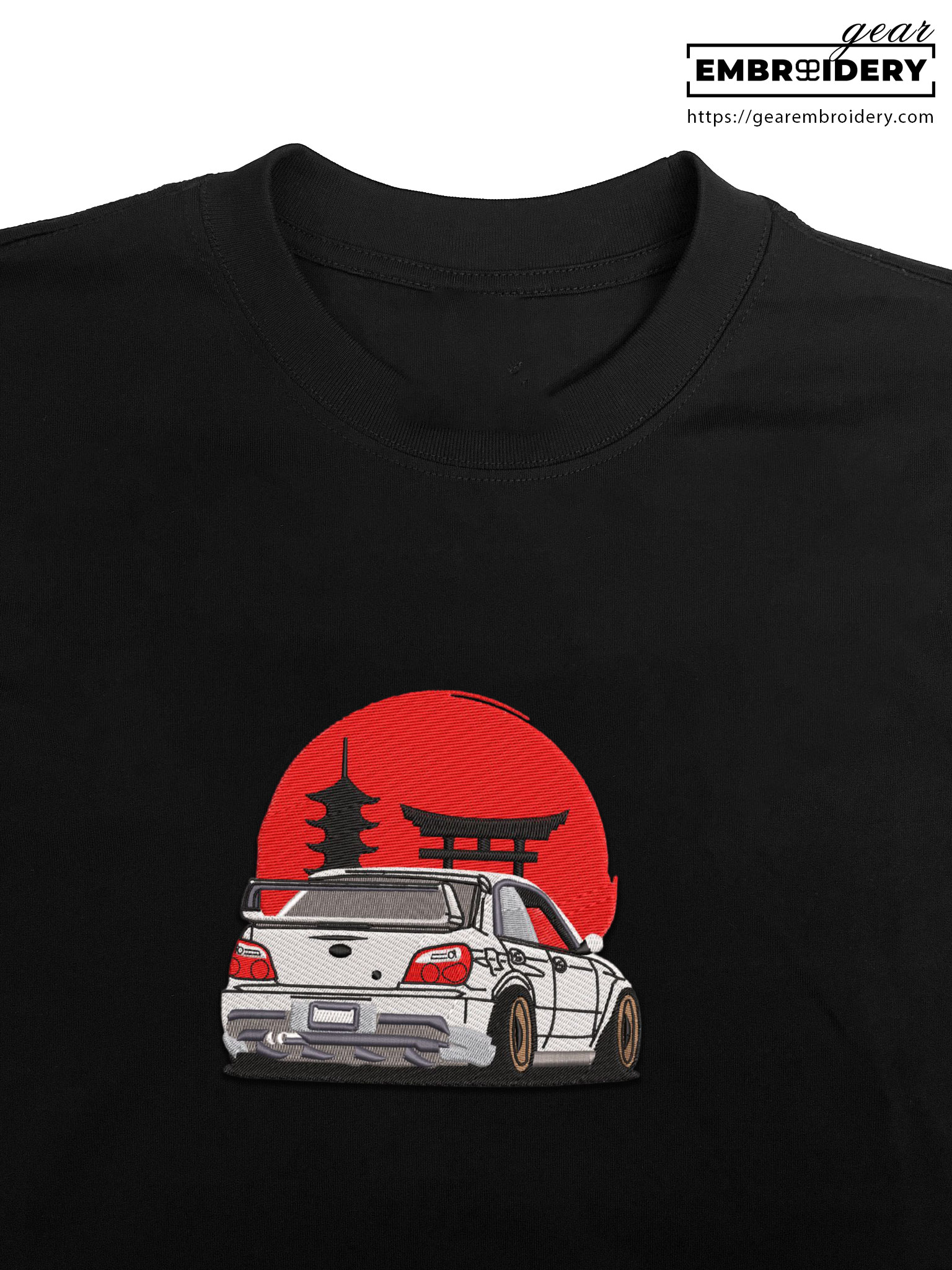 Subaru impreza Embroidered Personalized Embroidered T Shirt Sweatshirt Hoodie Clothing C059