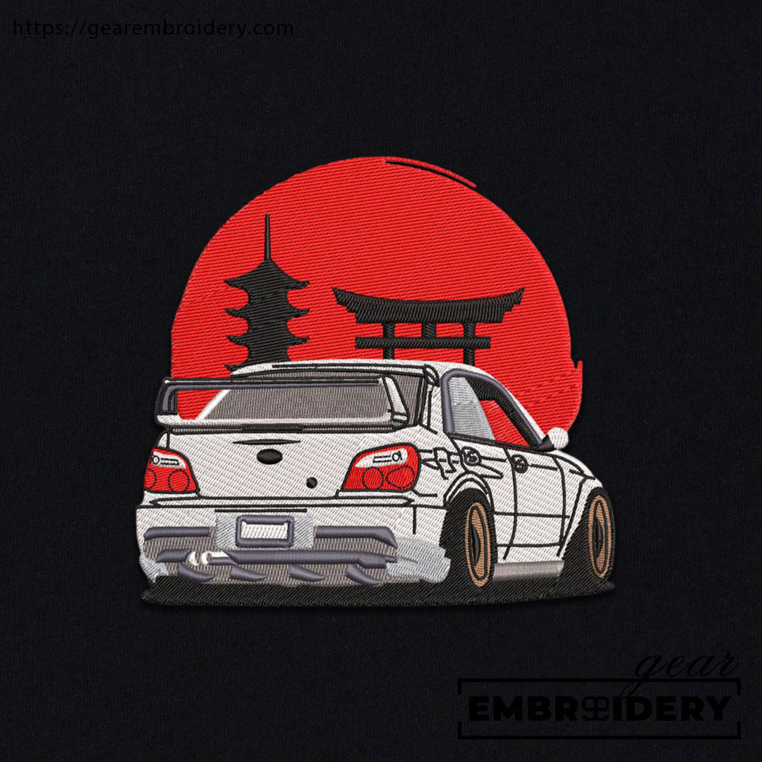 Subaru impreza Embroidered Personalized Embroidered T Shirt Sweatshirt Hoodie Clothing C059